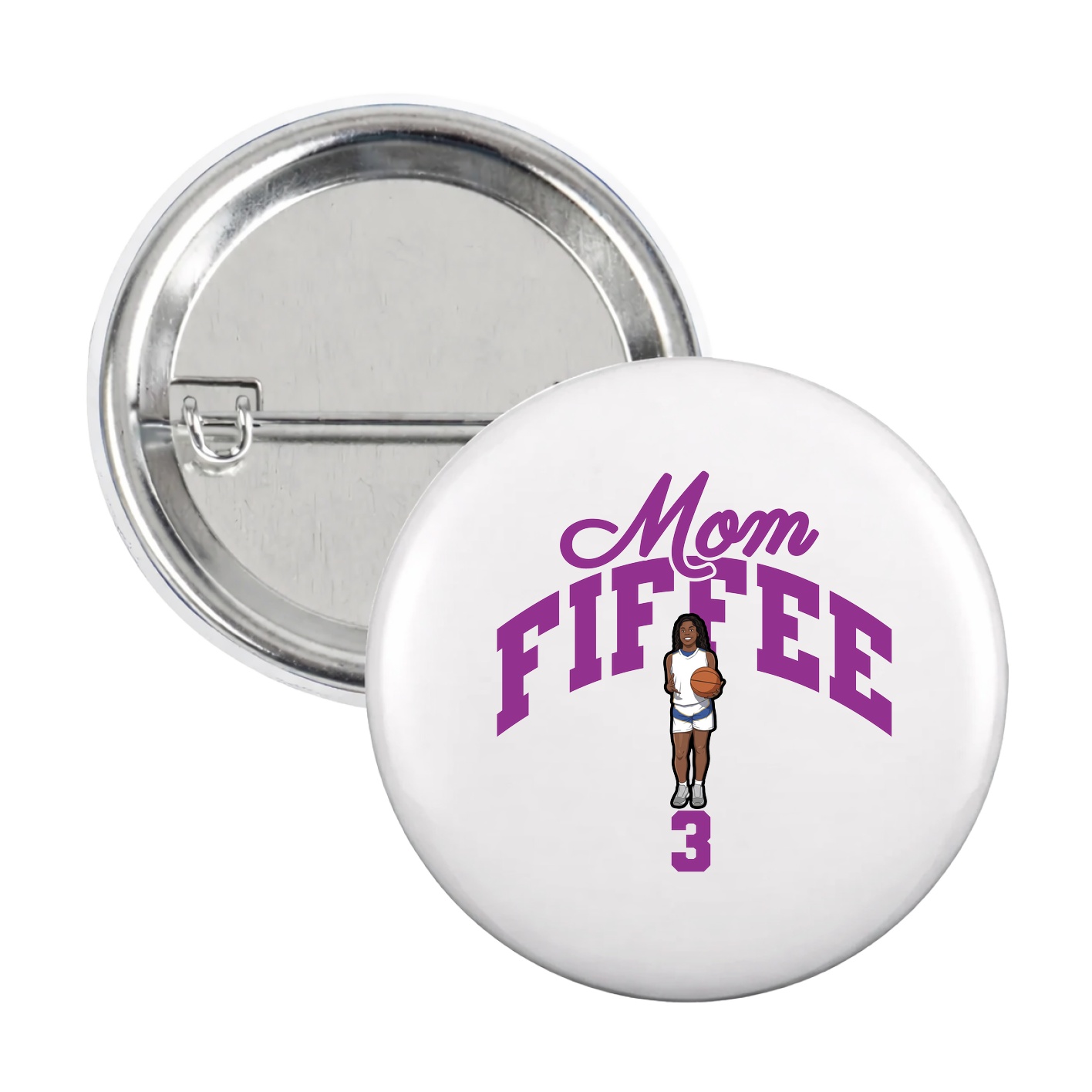Game Day Button — Mothers Day Arch in White