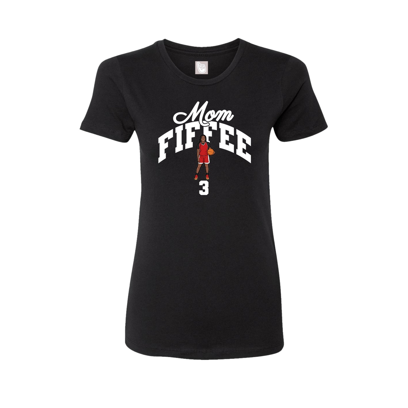 Womens Tee — Mothers Day Arch in Black