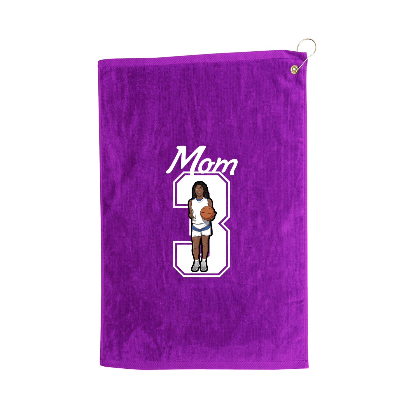 Golf Towel — Mothers Day Shirsey in Purple
