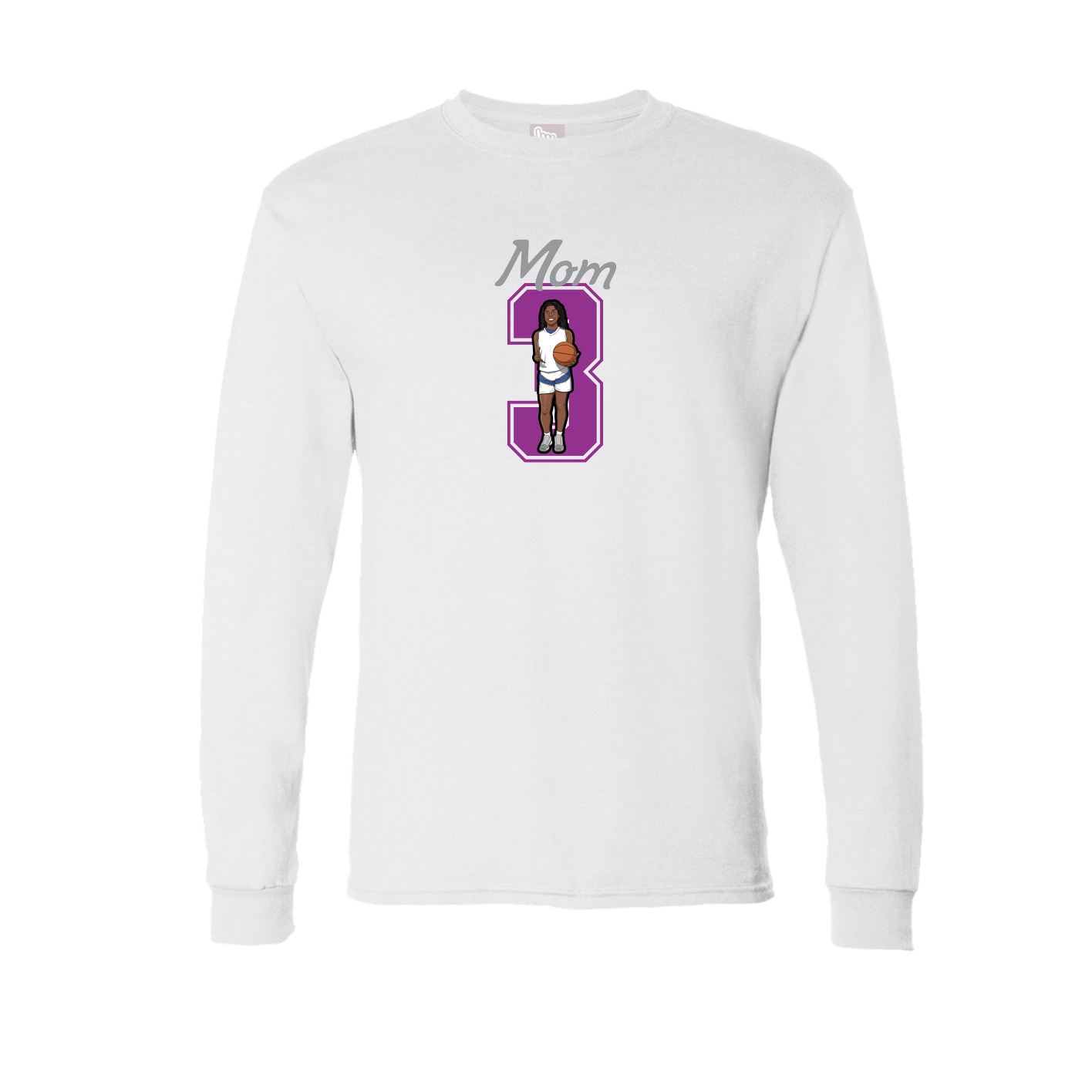Long Sleeve Tee — Mothers Day Shirsey in White