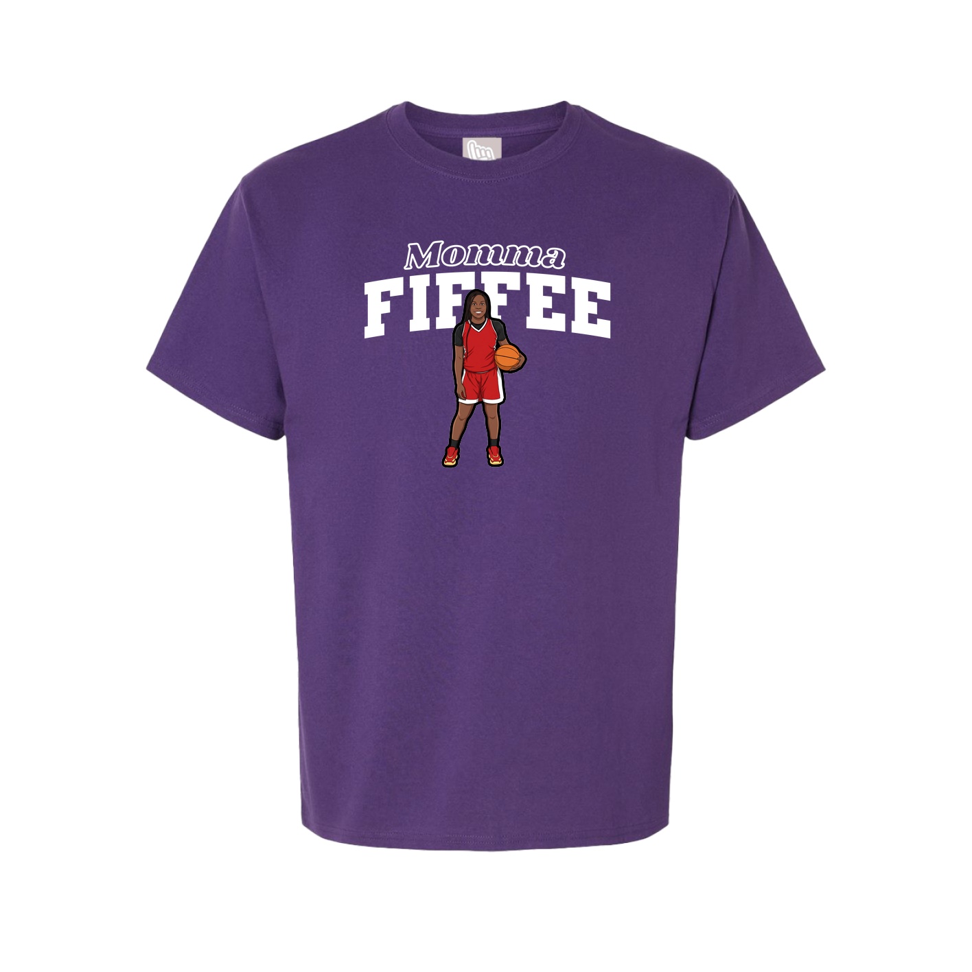 Youth Tee — Mothers Day Block in Purple