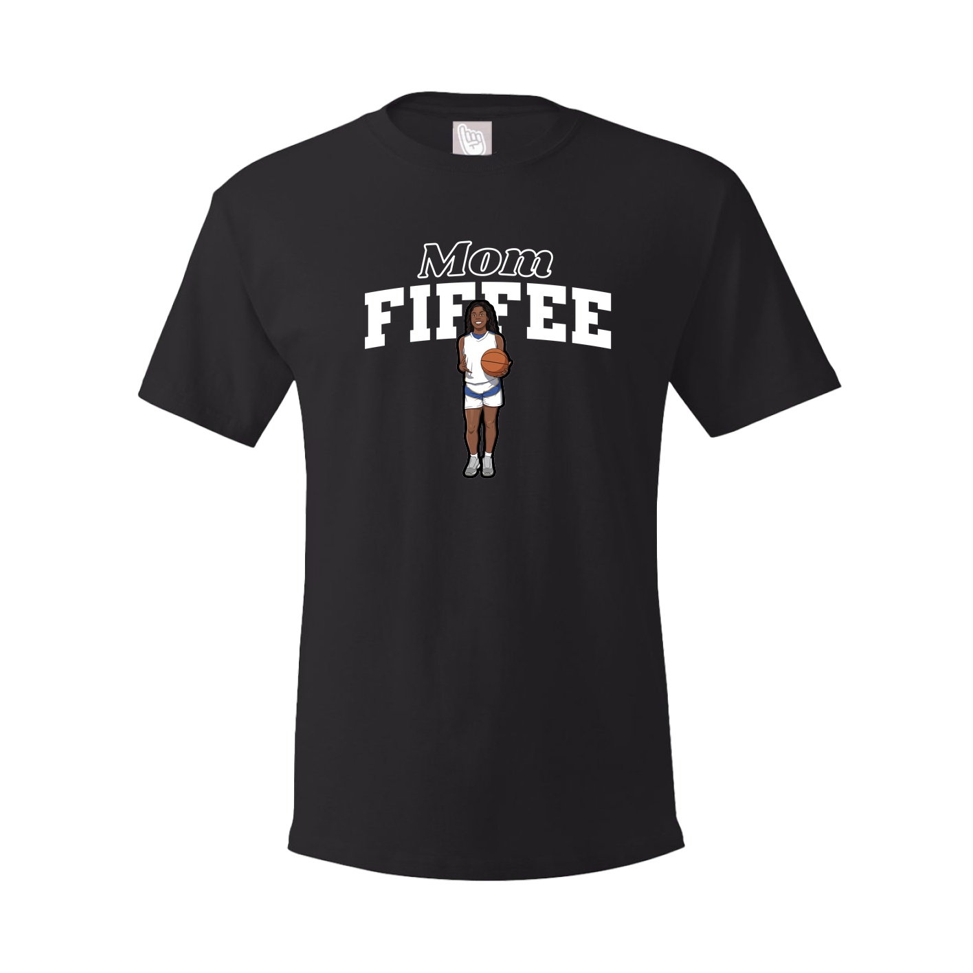 Youth Tee — Mothers Day Block in Black