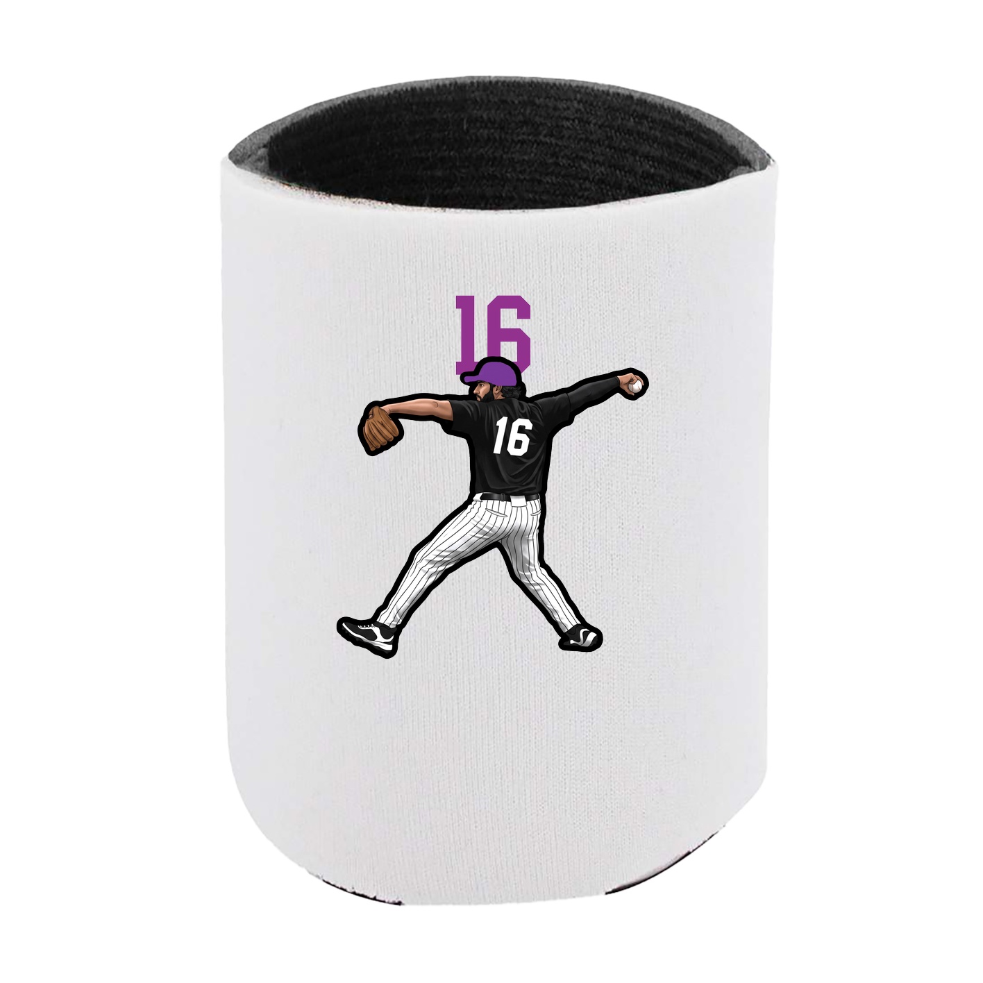 Can Holder — Number Top in White