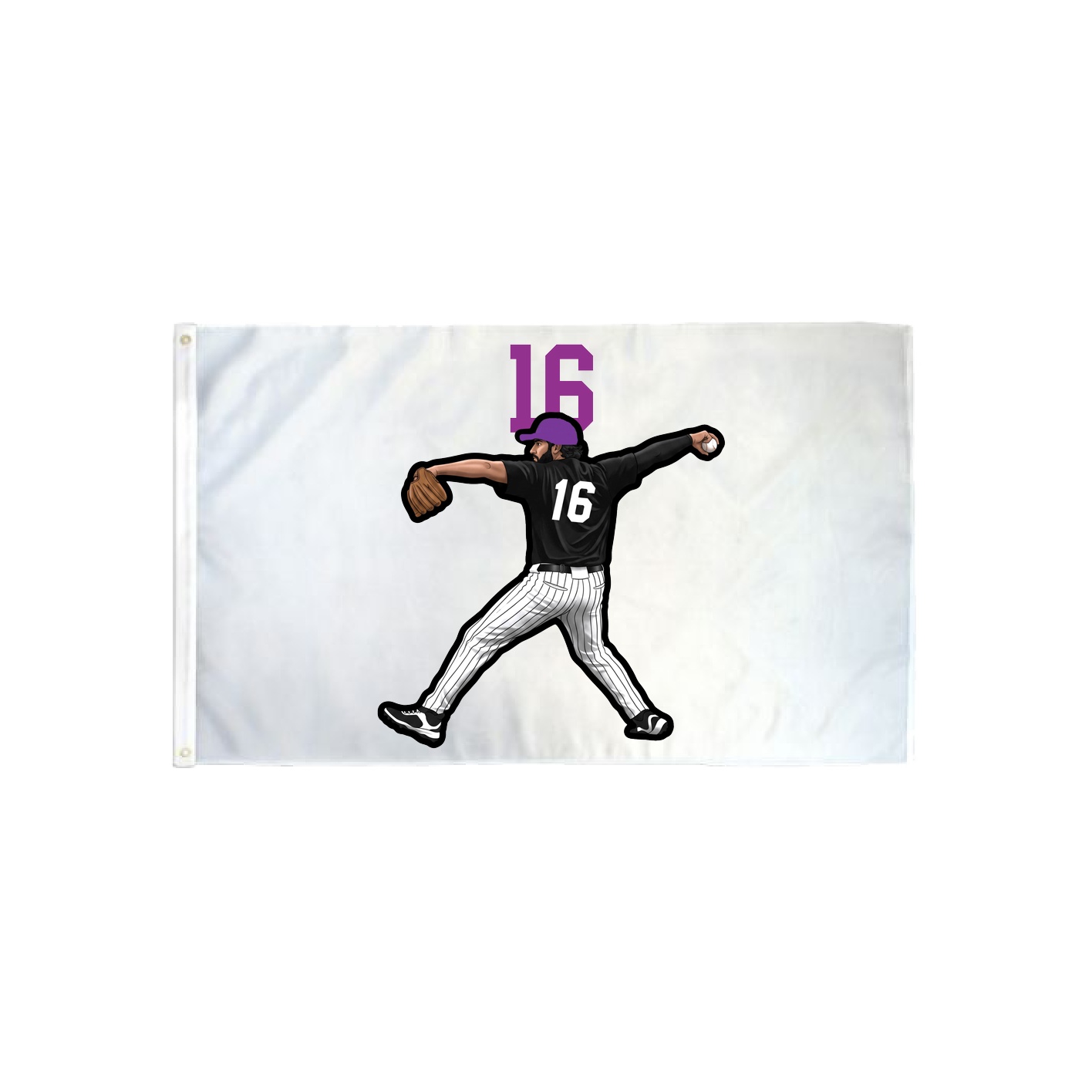 3x5 Flag — Number Top in Classic