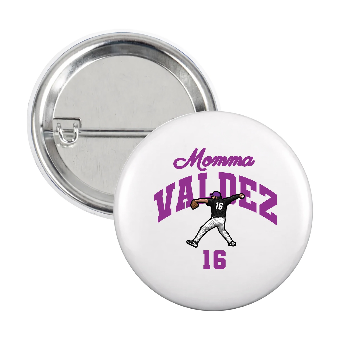 Game Day Button — Mothers Day Arch in White