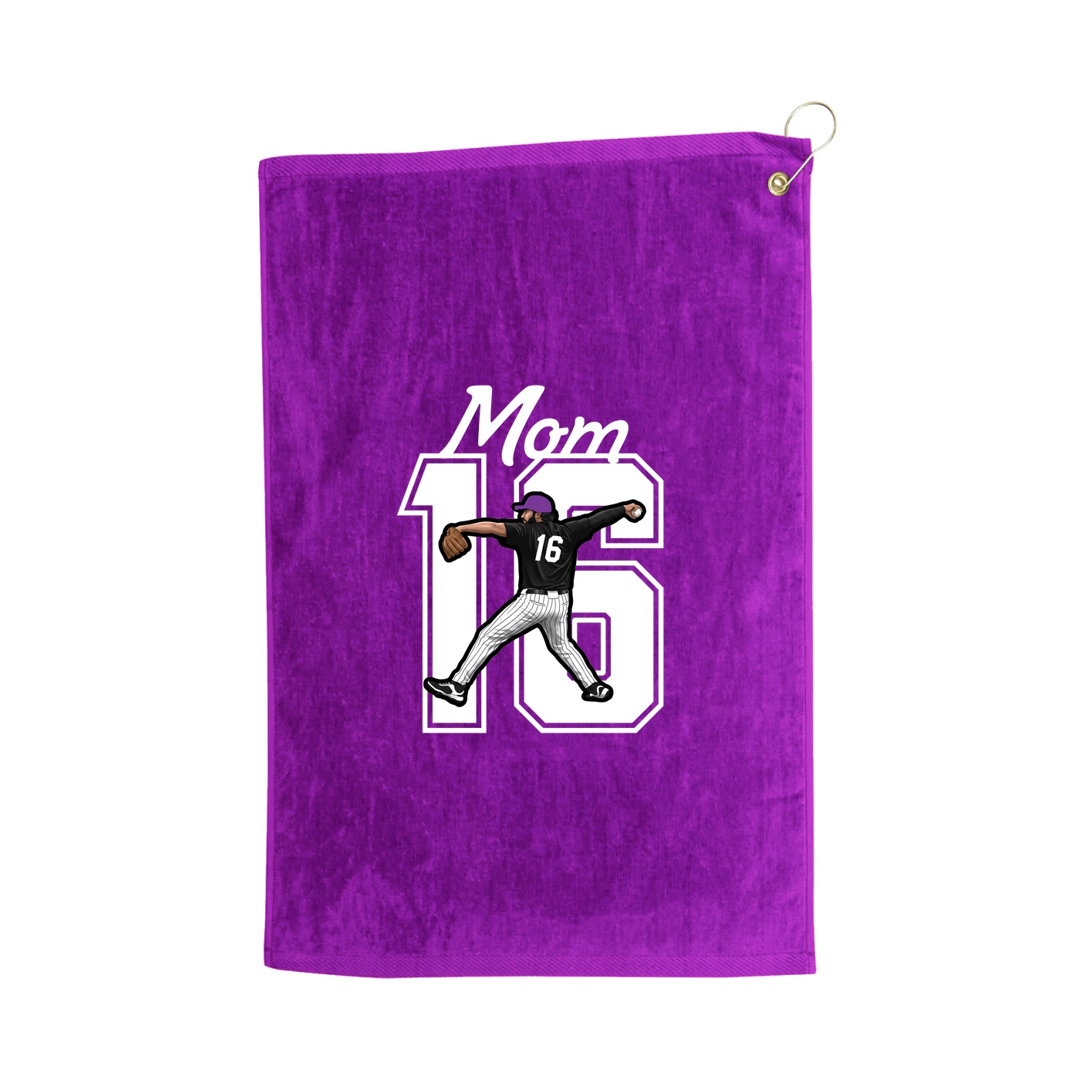 Golf Towel — Mothers Day Shirsey in Purple
