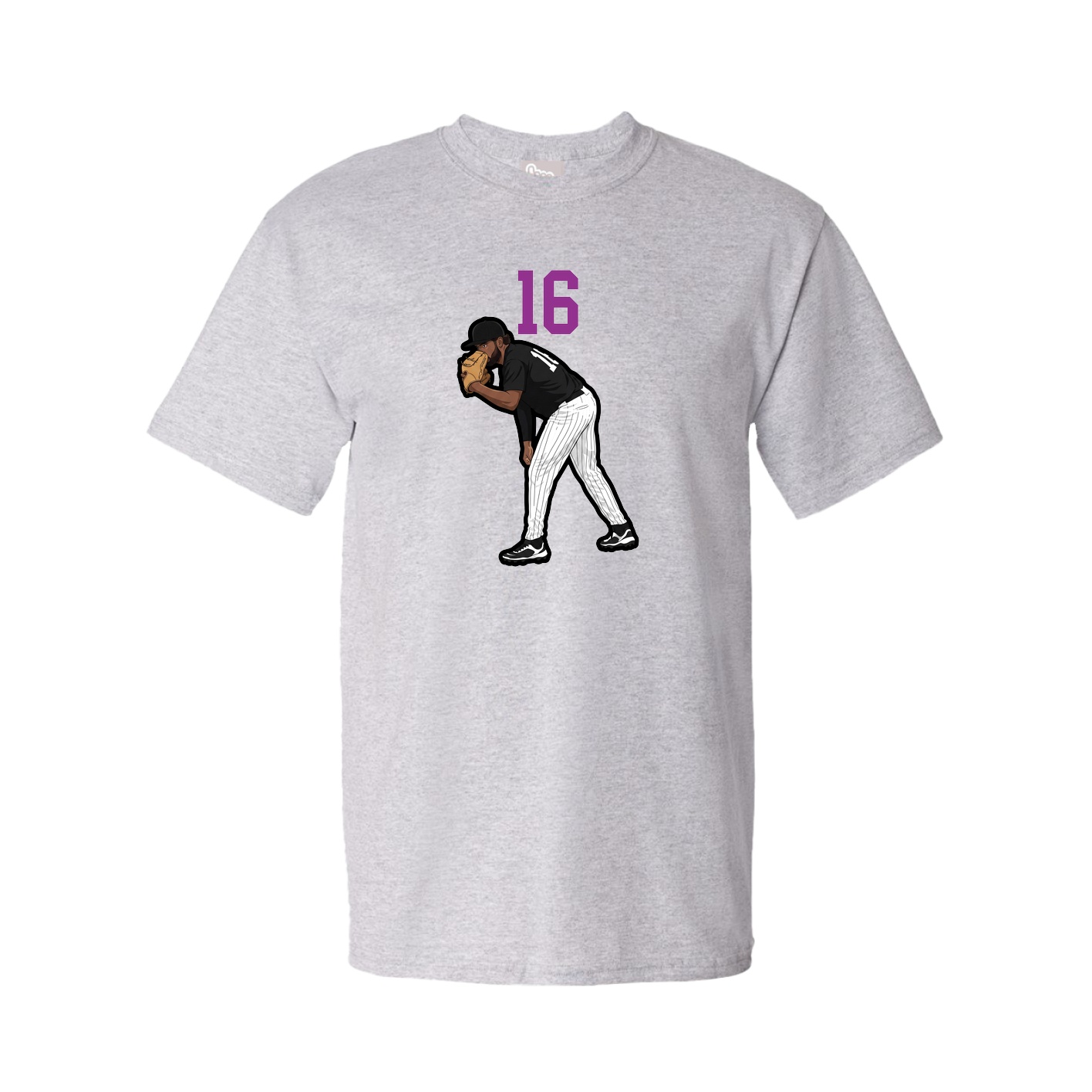 Tee — Number Top in Grey
