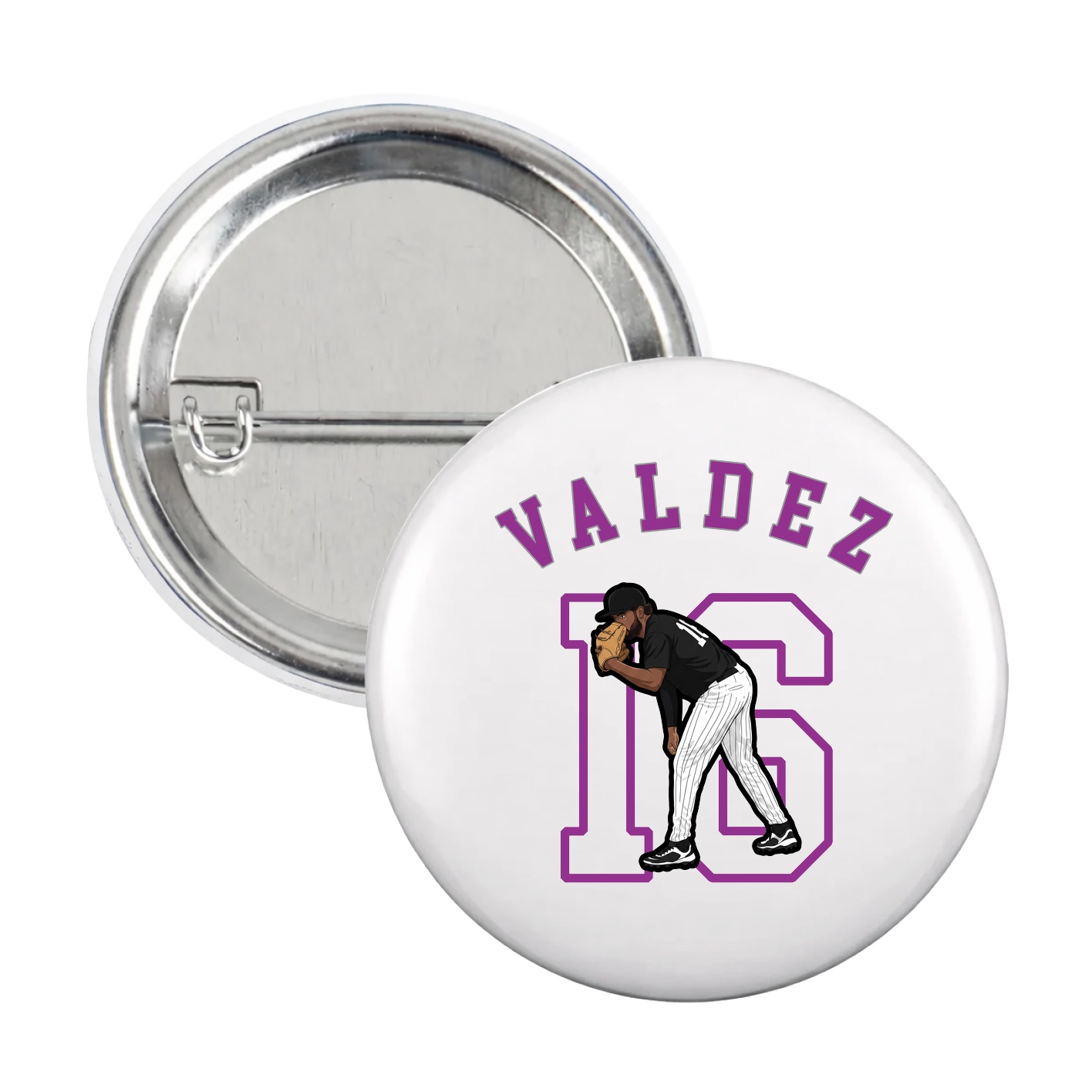 Game Day Button — Shirsey Arch in White
