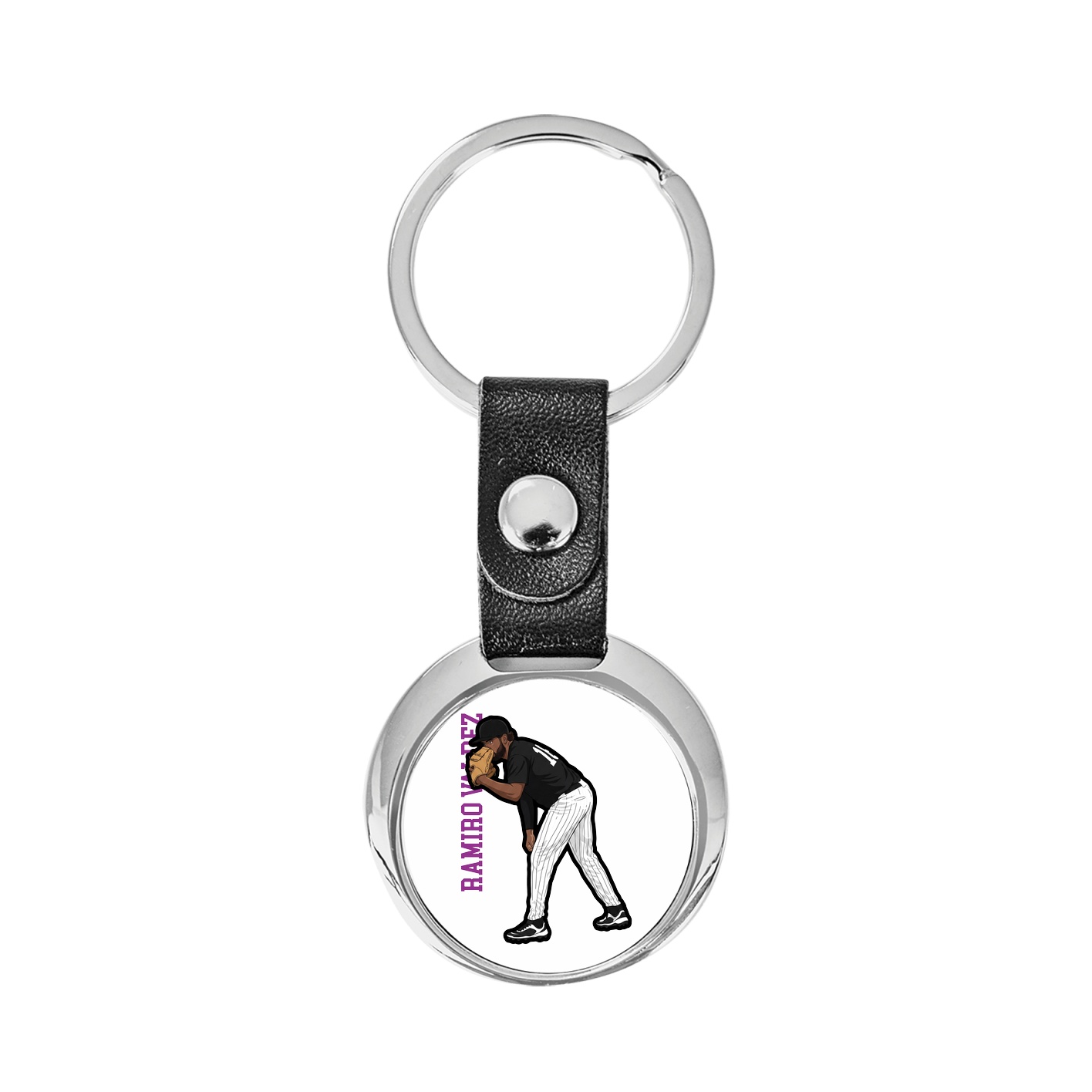 Key Chain — Name Vertical in Classic
