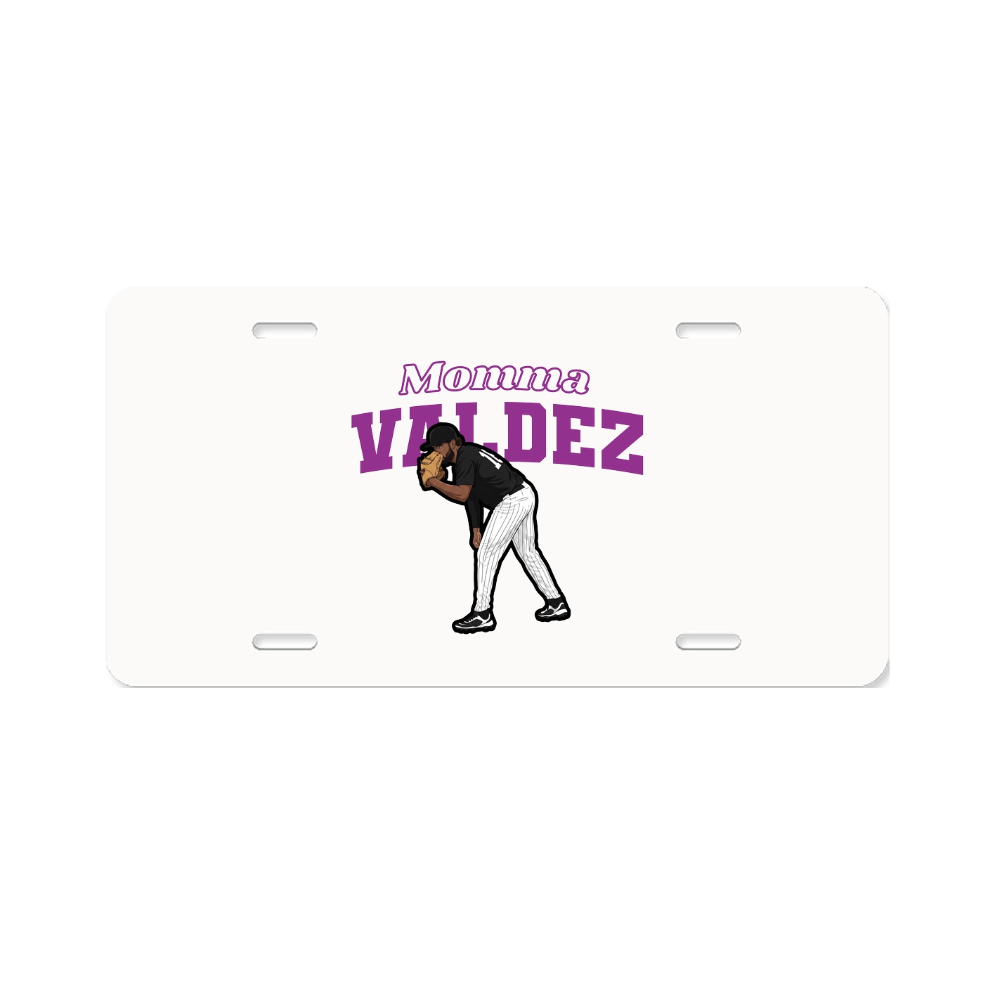 License Plate — Mothers Day Block in Classic