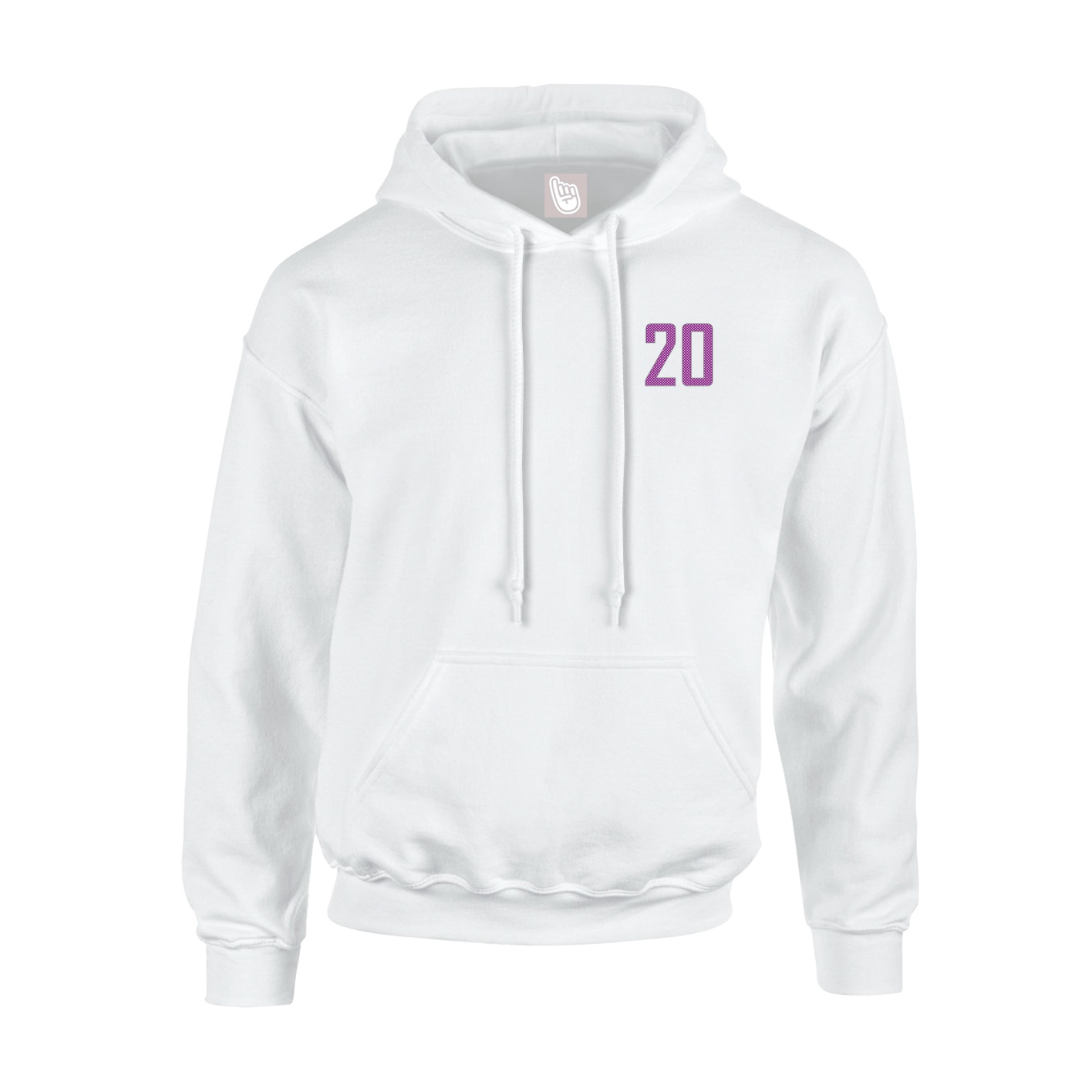 Youth Hoodie — Front Shirsy in White