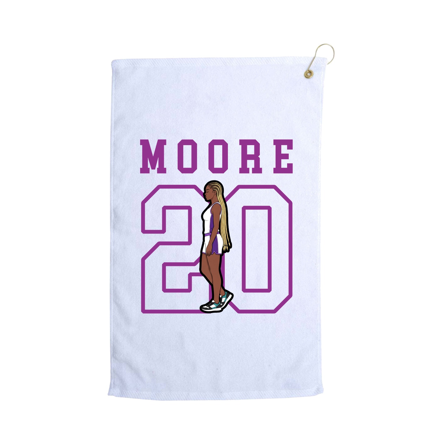 Golf Towel — Shirsey in White