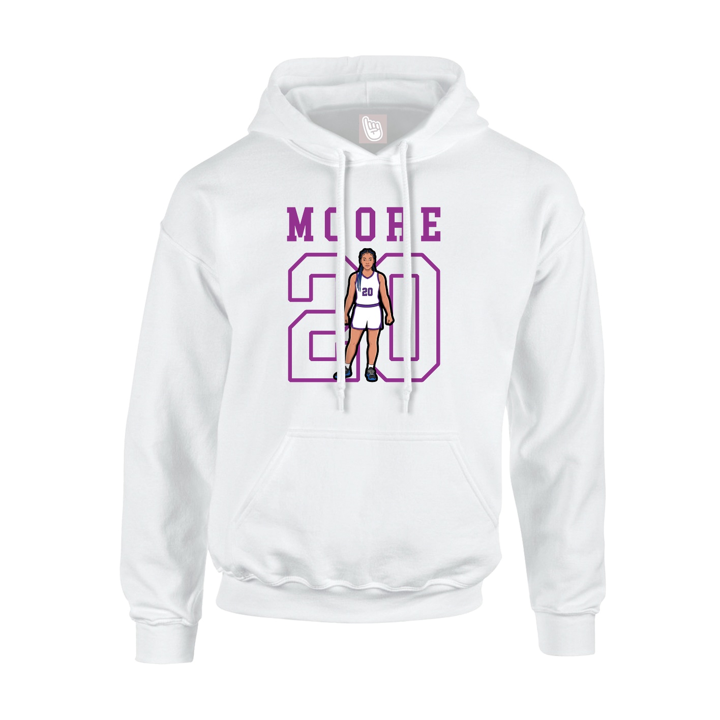 Hoodie — Shirsey in White