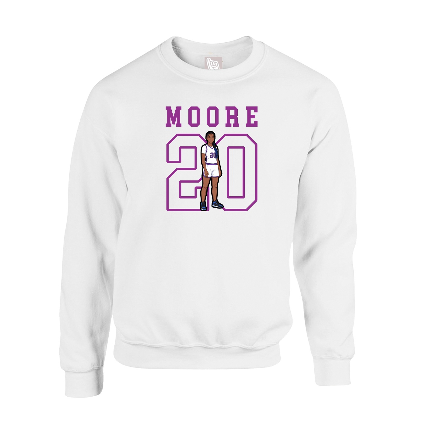 Fleece Crew — Shirsey in White