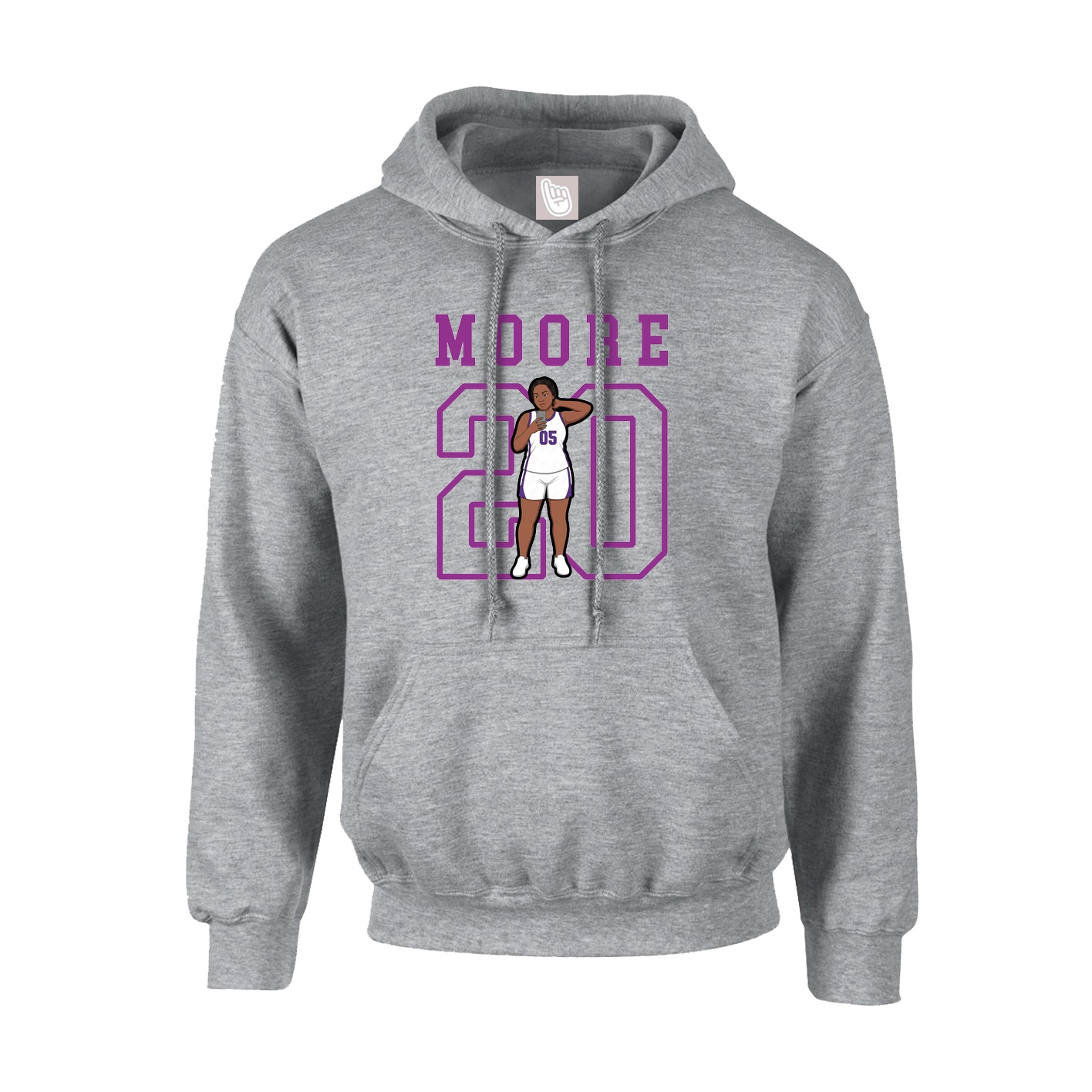 Hoodie — Shirsey in Grey