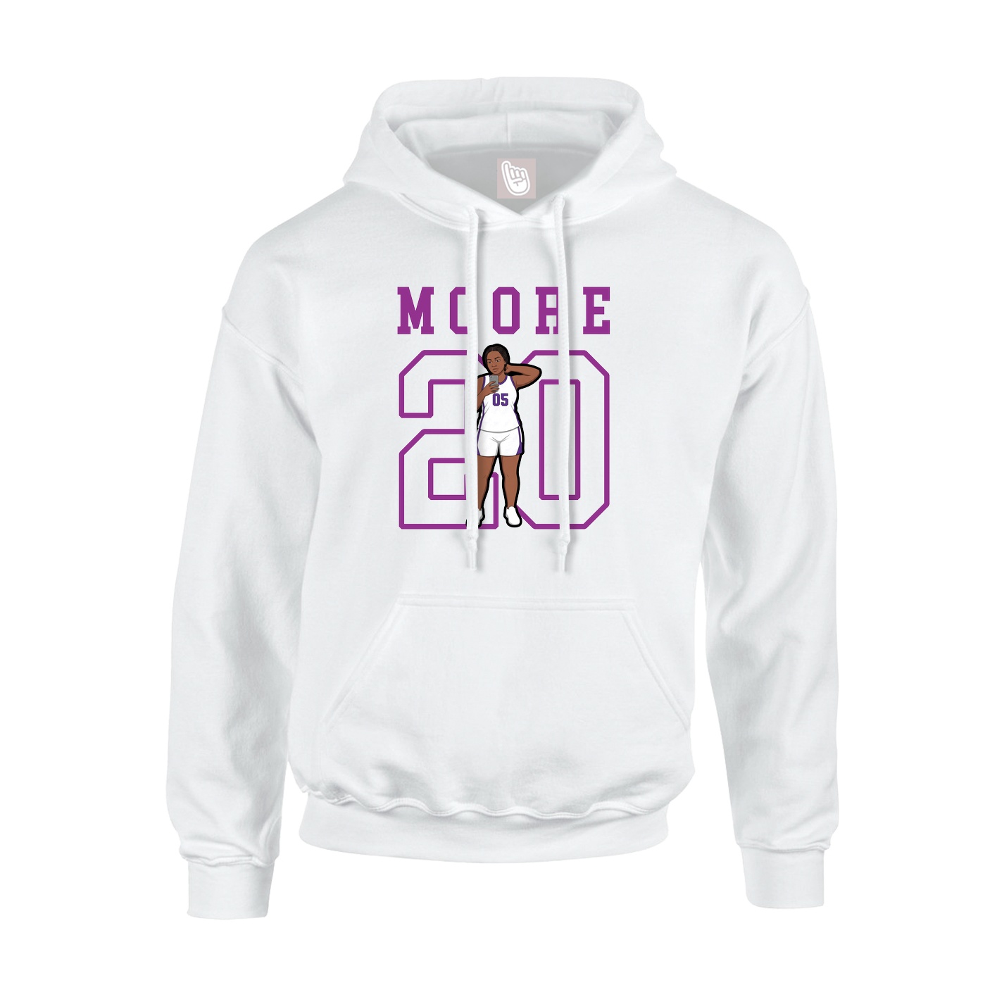 Youth Hoodie — Shirsey in White