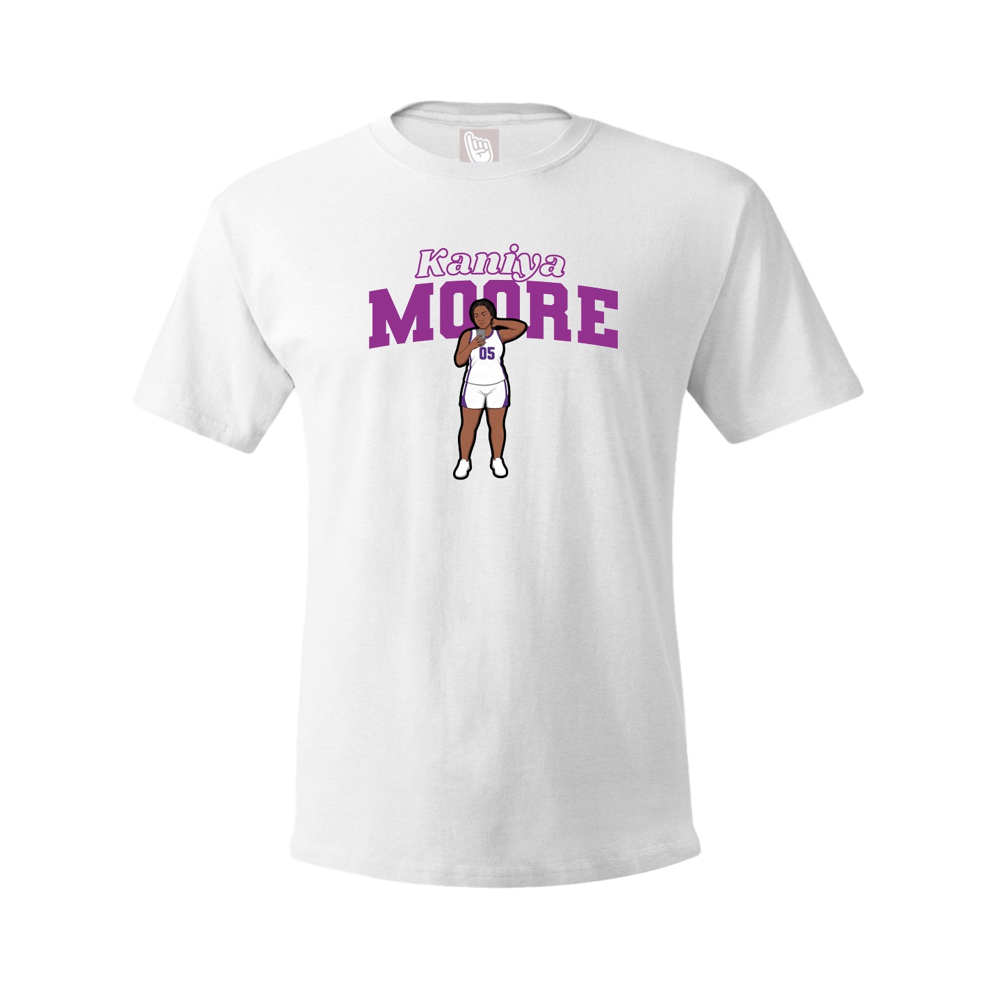 Tee — Name Arch in White