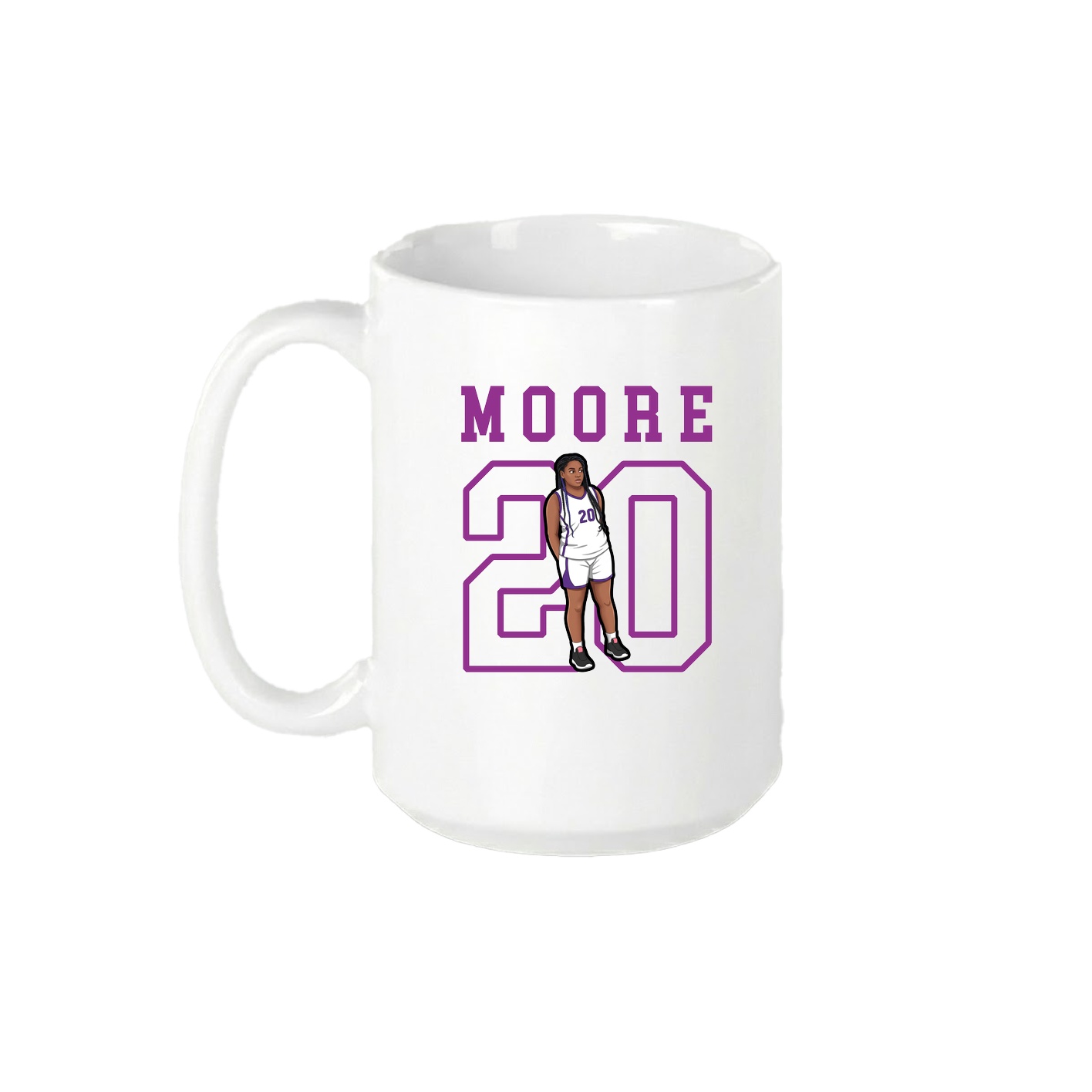 15oz Coffee Mug — Shirsey in White