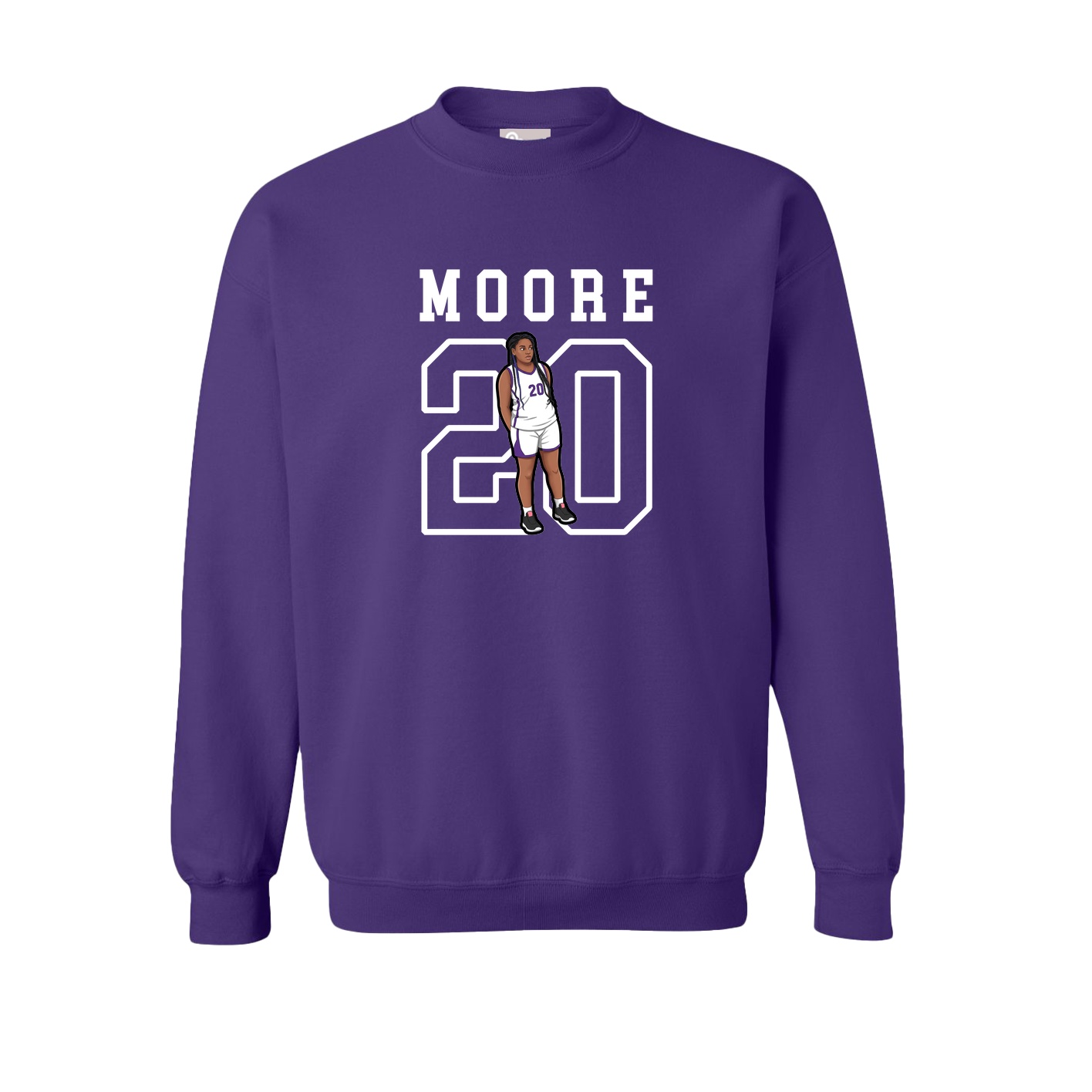 Fleece Crew — Shirsey in Purple