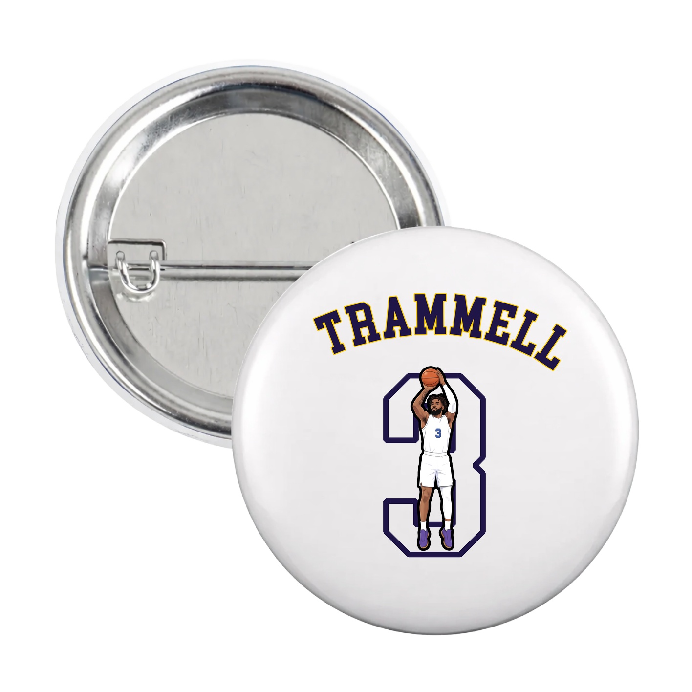 Game Day Button — Shirsey Arch in White