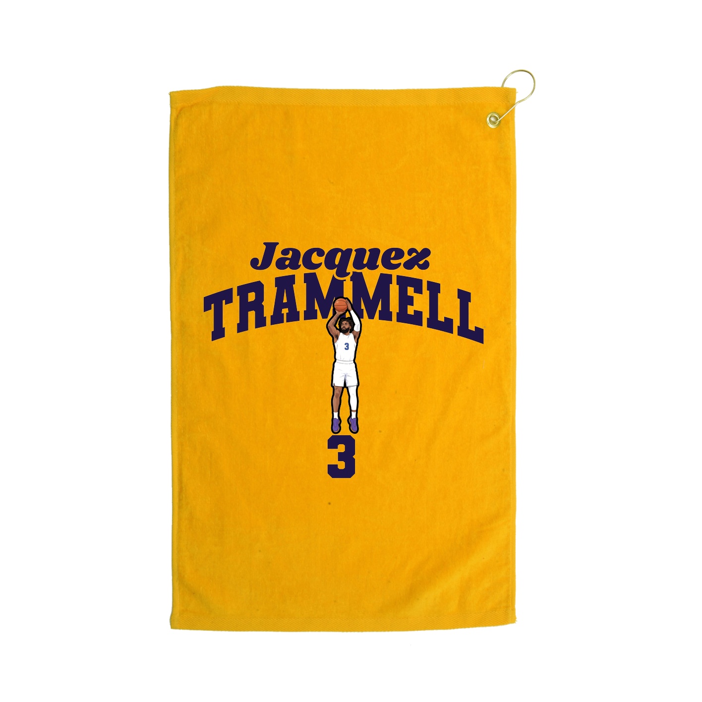 Golf Towel — Signature Arch in Gold