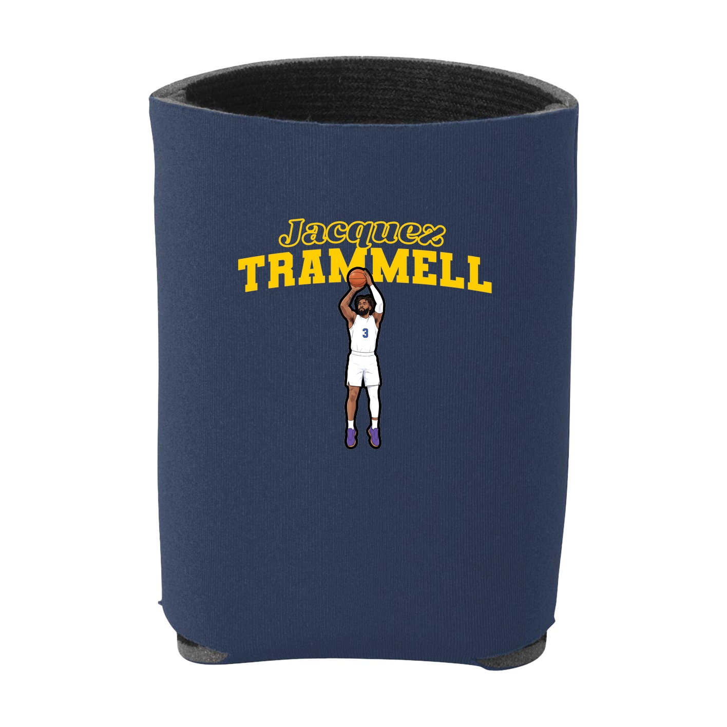 Can Holder — Name Arch in Navy