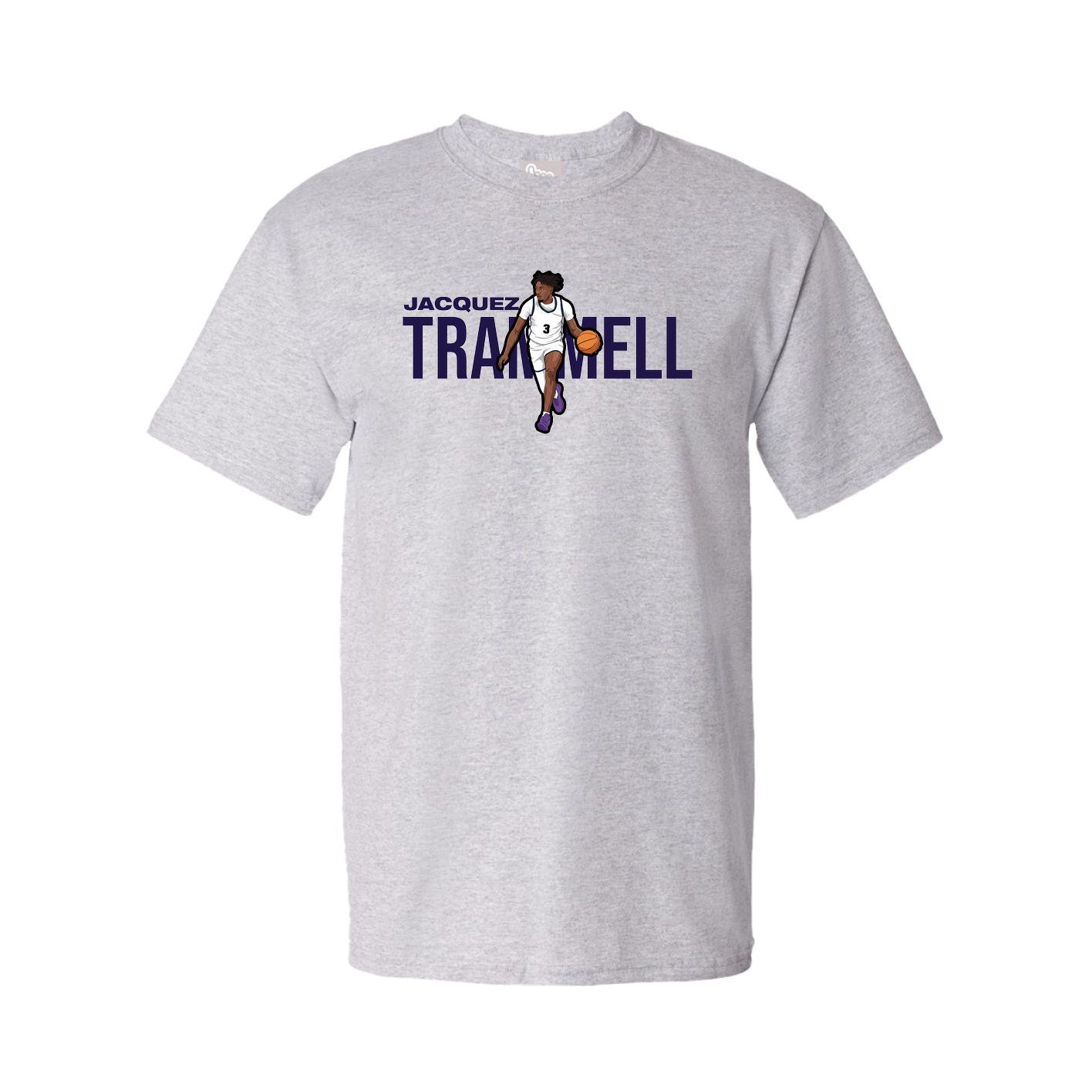Youth Tee — Player Name in Grey