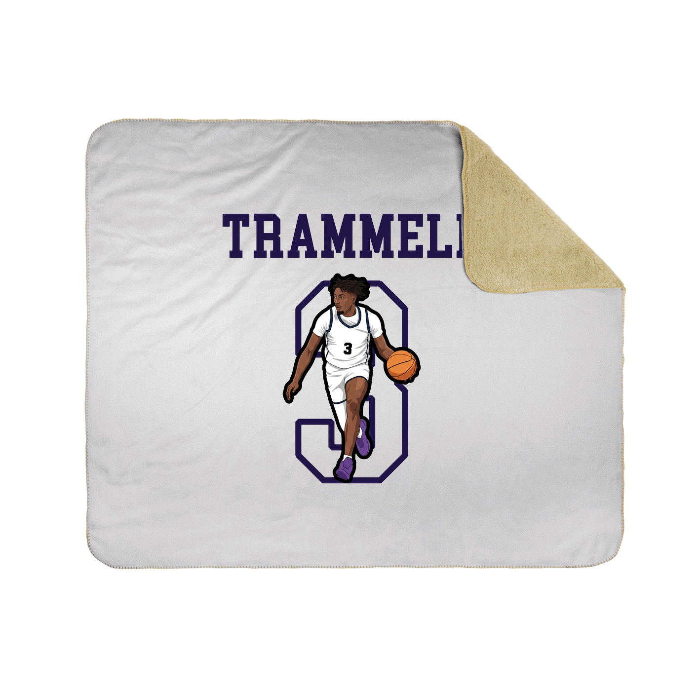 Throw Blanket — Shirsey in White