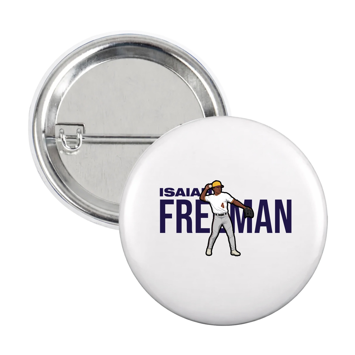 Game Day Button — Player Name in White
