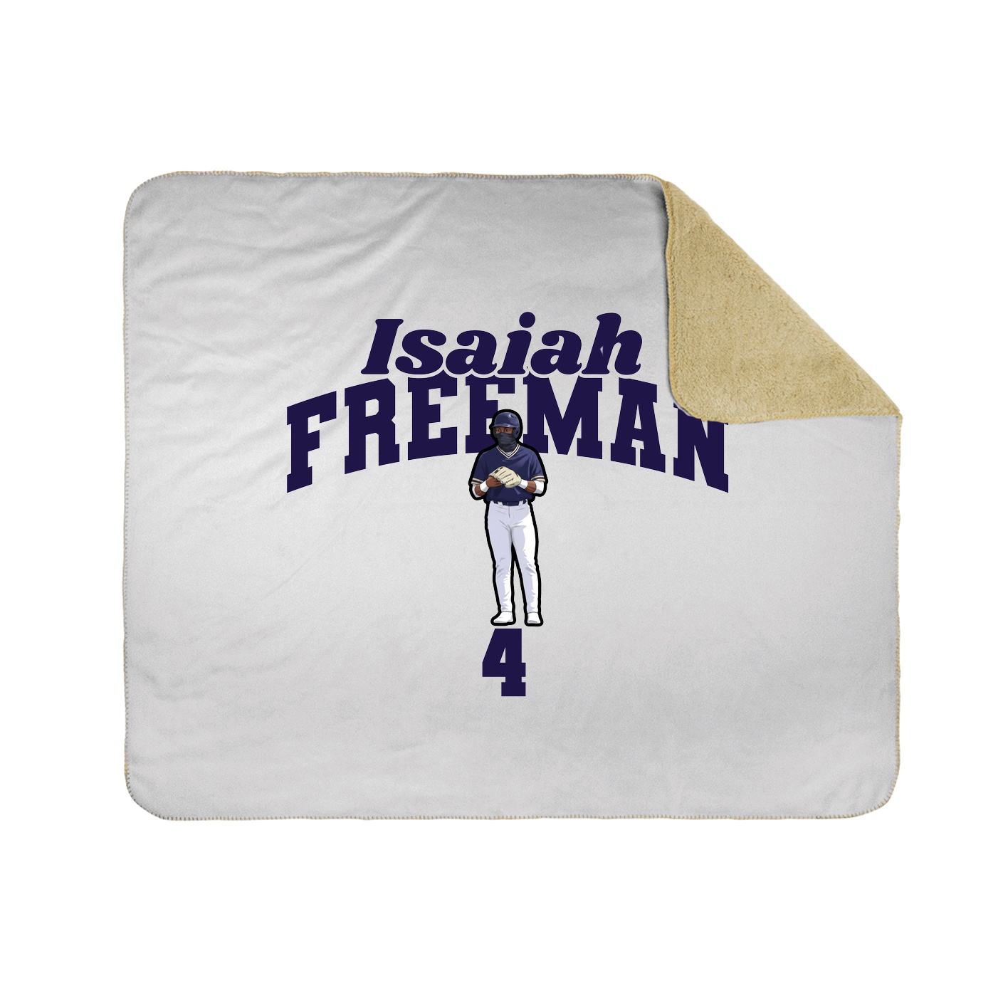 Throw Blanket — Signature Arch in White