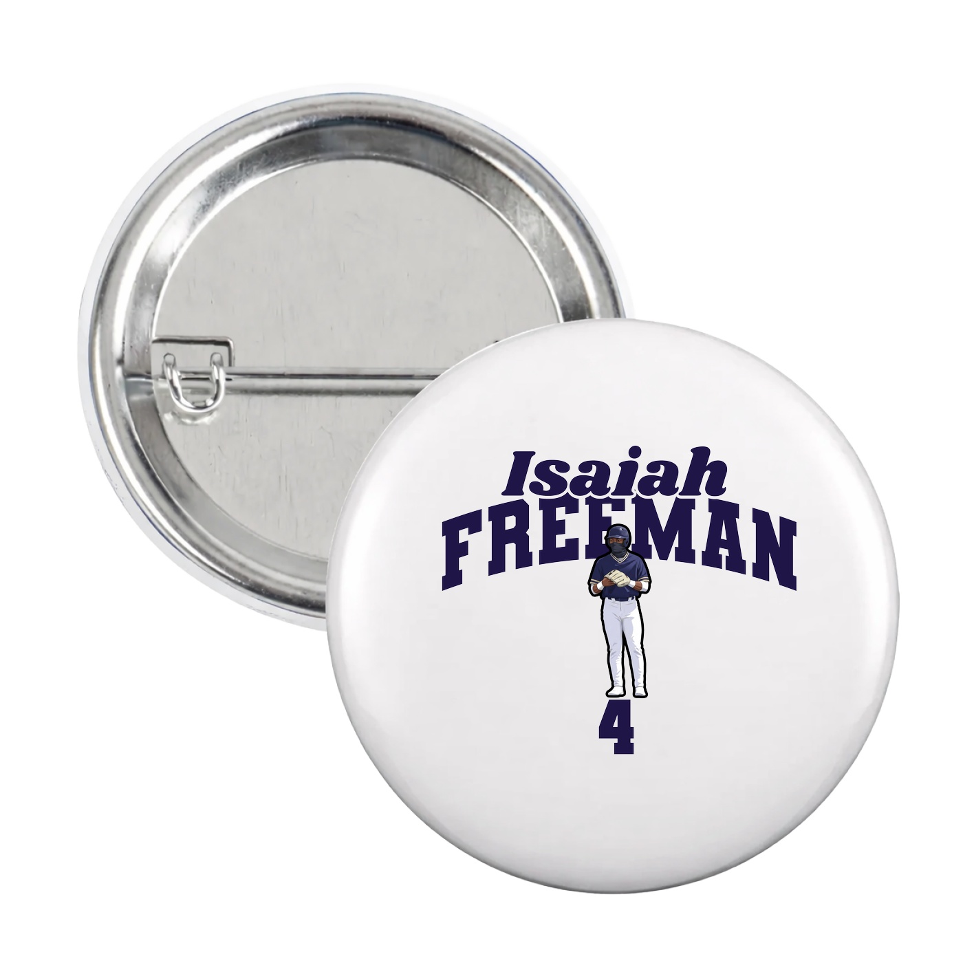 Game Day Button — Signature Arch in White