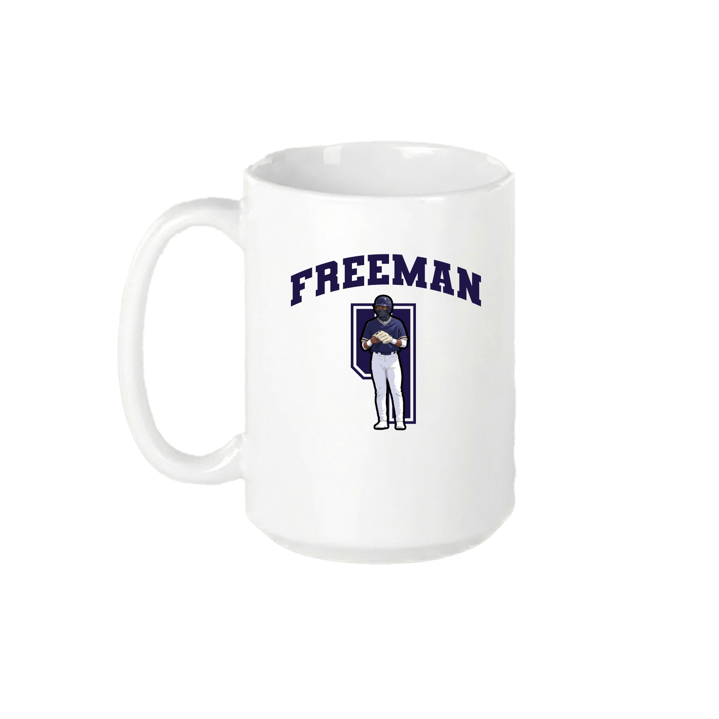 15oz Coffee Mug — Number in White