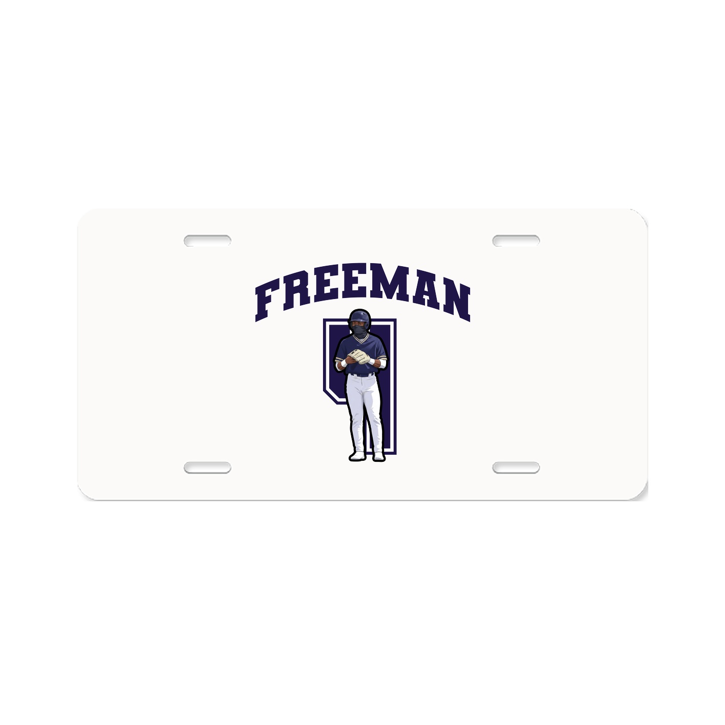License Plate — Number in Classic