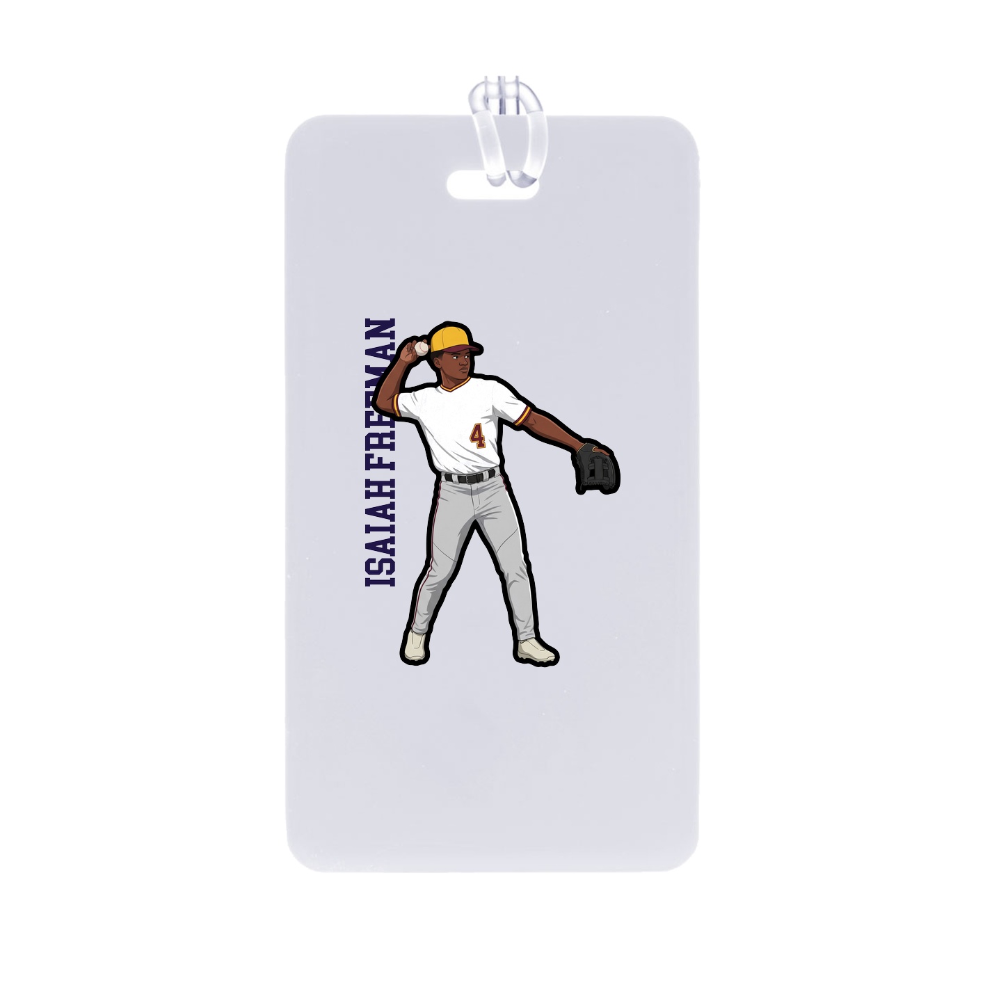 Bag Tag — Name Vertical in Classic