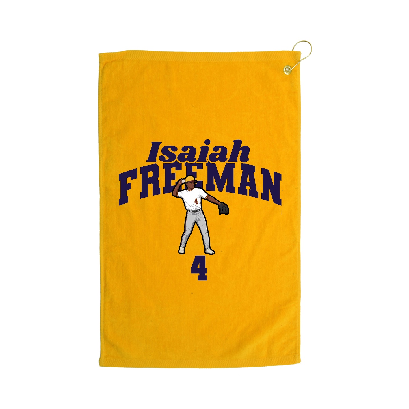 Golf Towel — Signature Arch in Gold