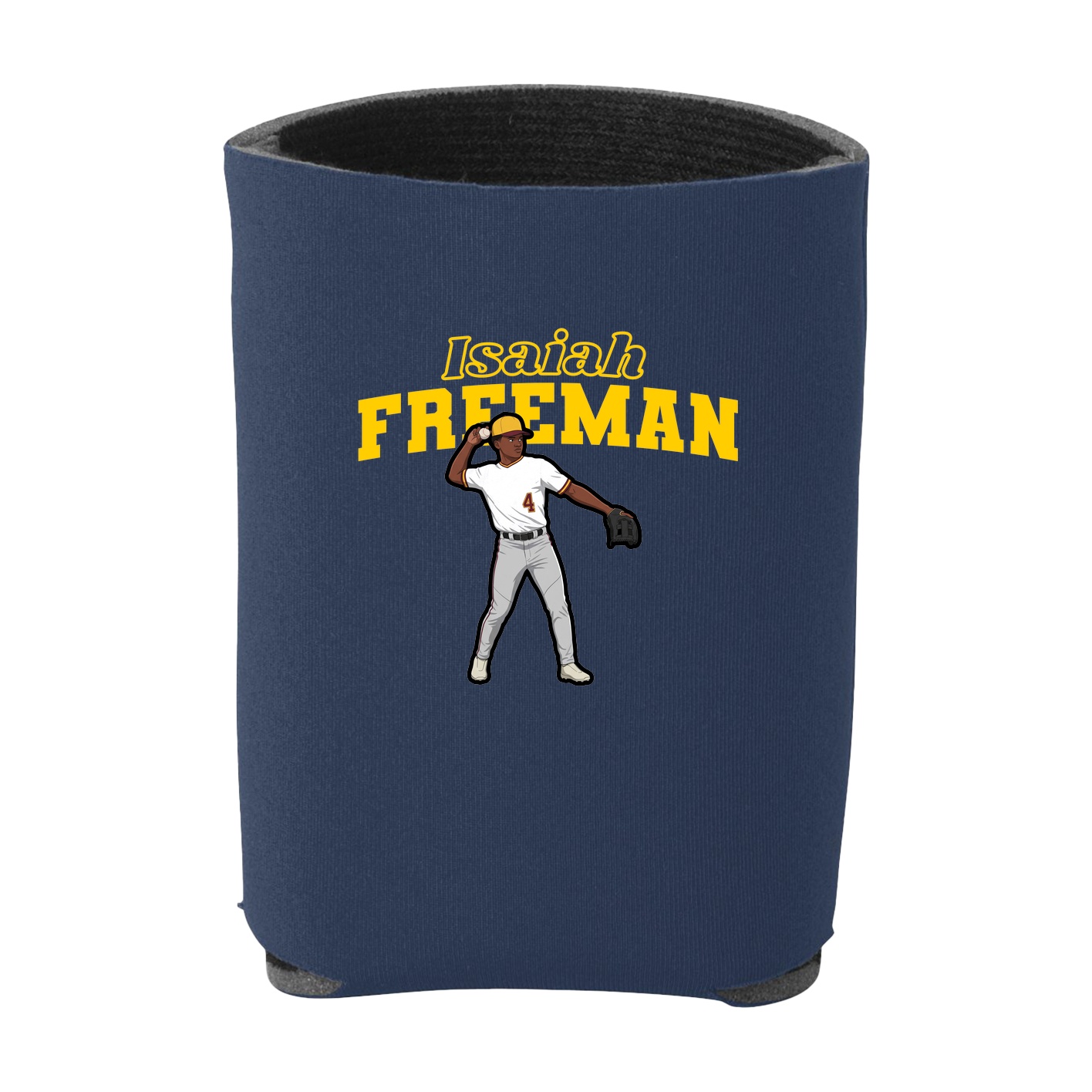Can Holder — Name Arch in Navy