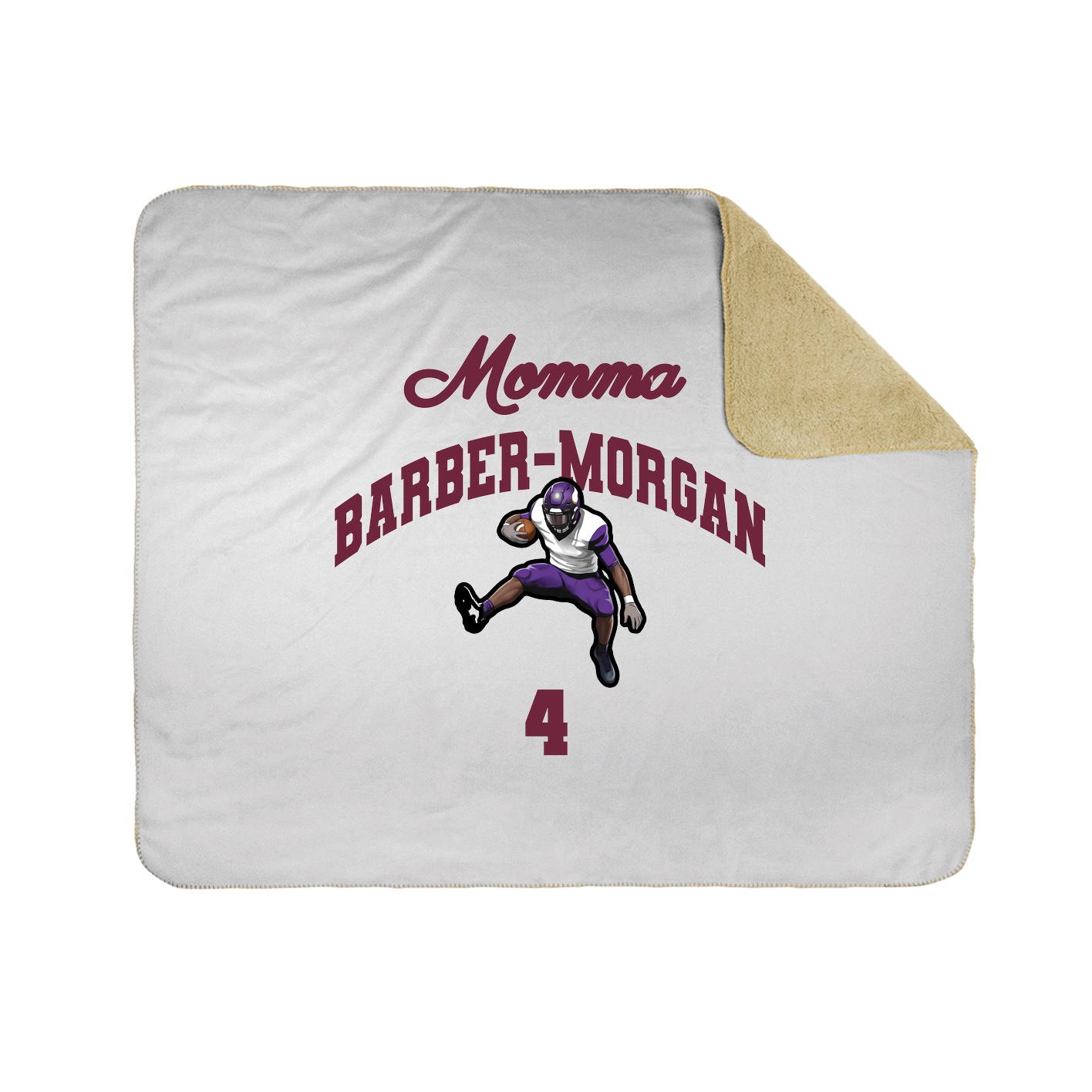 Throw Blanket — Mothers Day Arch in White