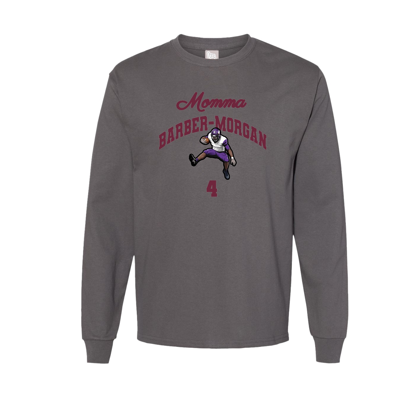 Long Sleeve Tee — Mothers Day Arch in Grey