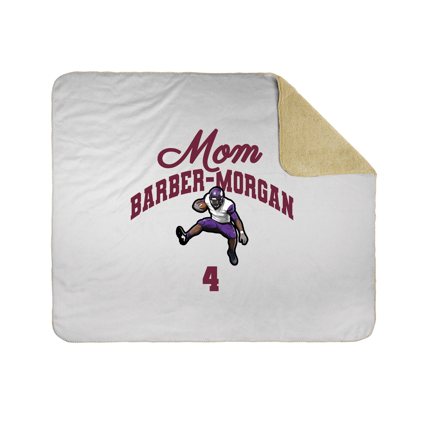 Throw Blanket — Mothers Day Arch in White