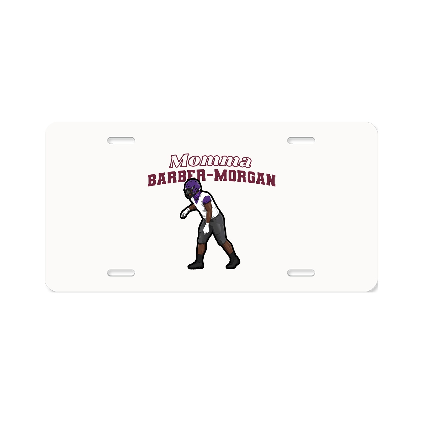 License Plate — Mothers Day Block in Classic