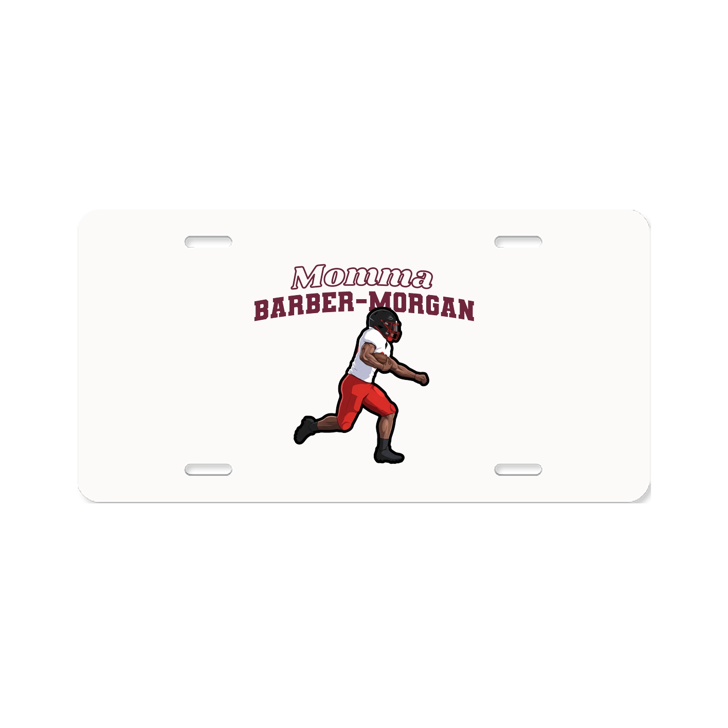 License Plate — Mothers Day Block in Classic