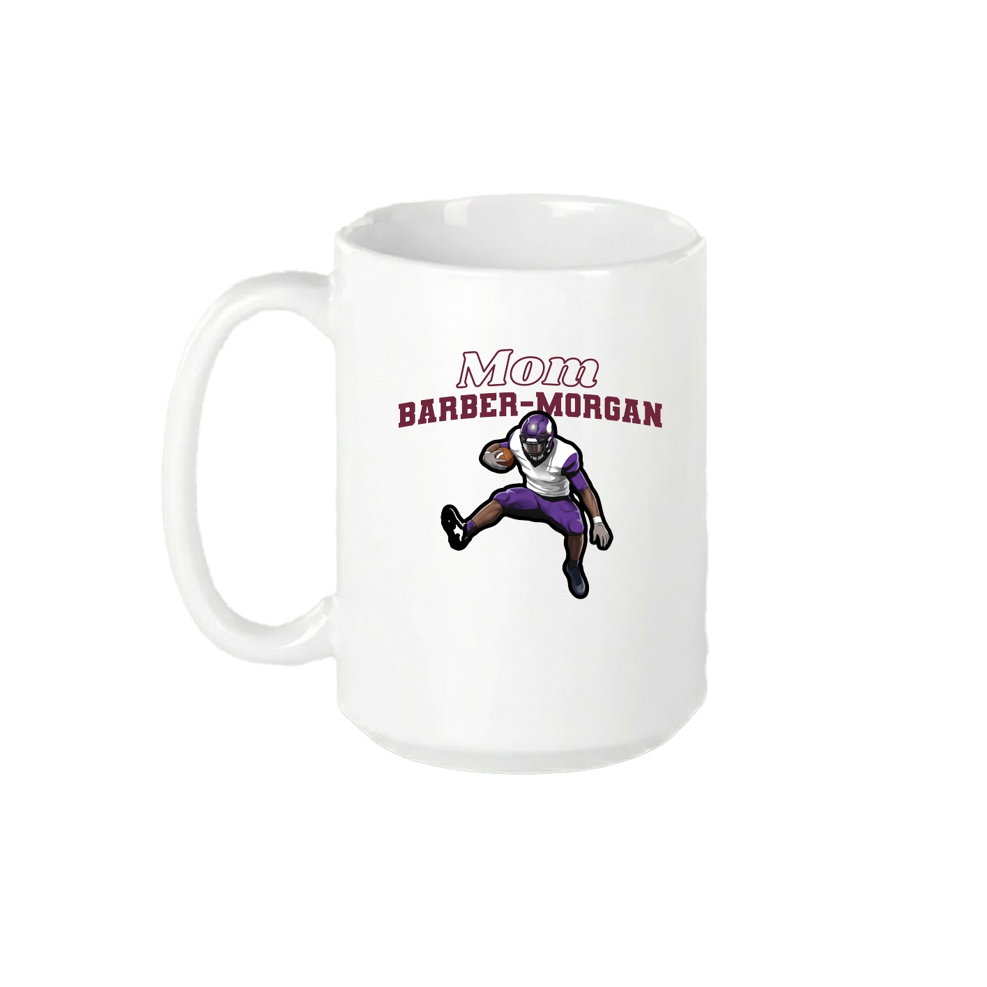 15oz Coffee Mug — Mothers Day Block in White