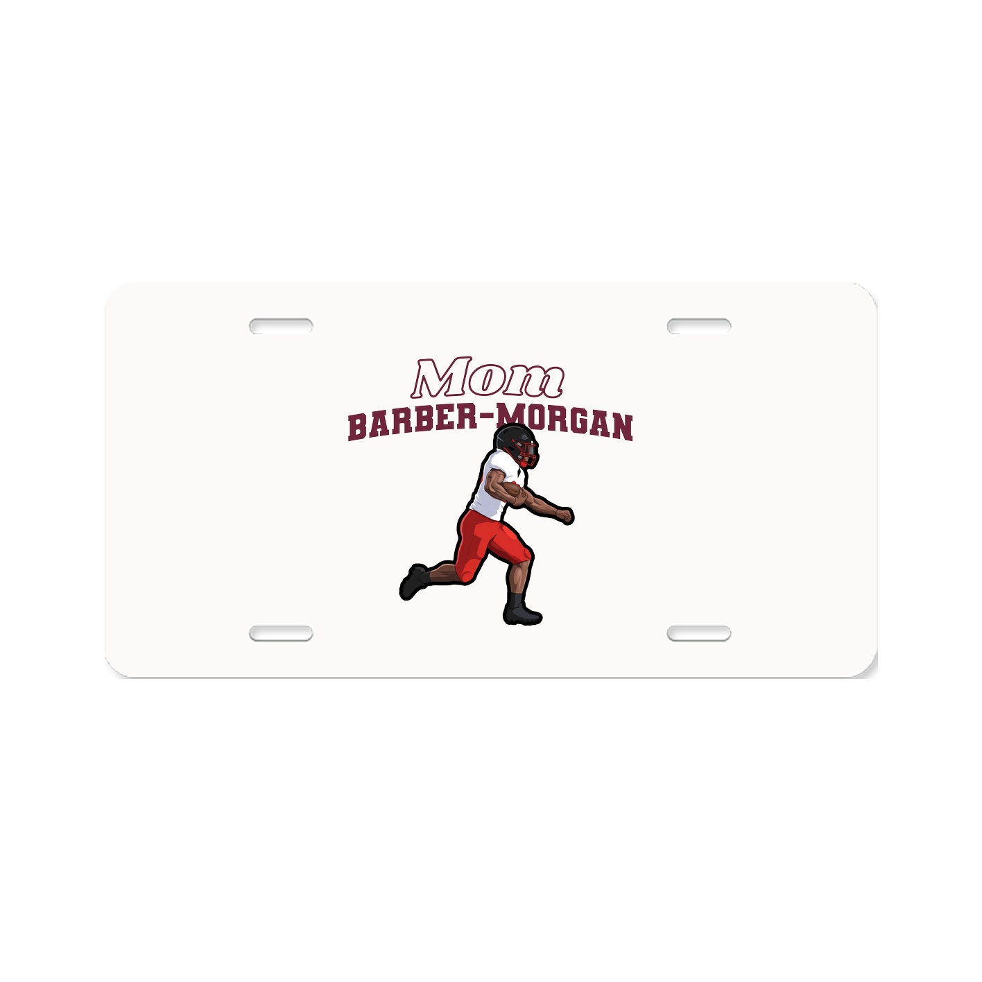 License Plate — Mothers Day Block in Classic
