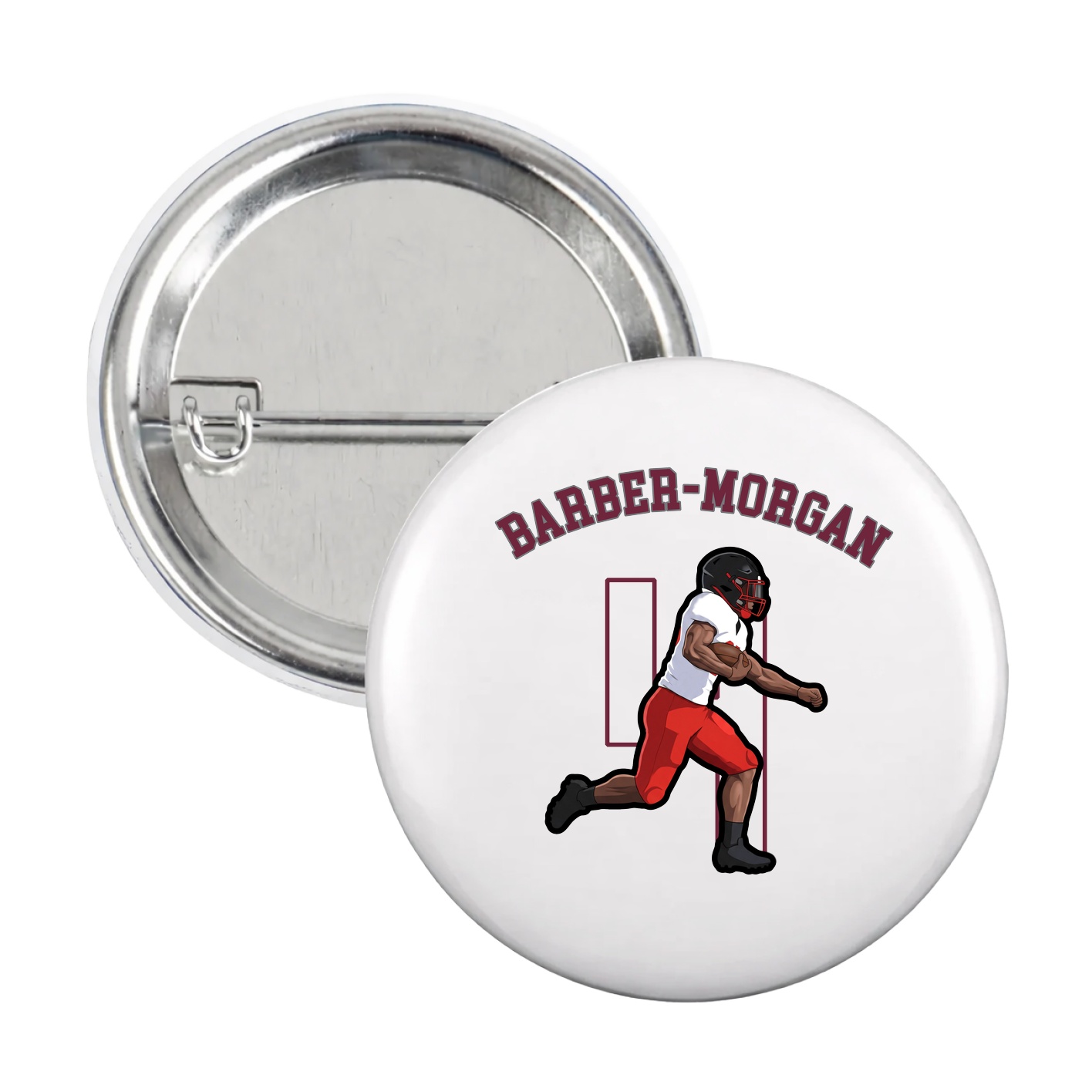 Game Day Button — Shirsey Arch in White
