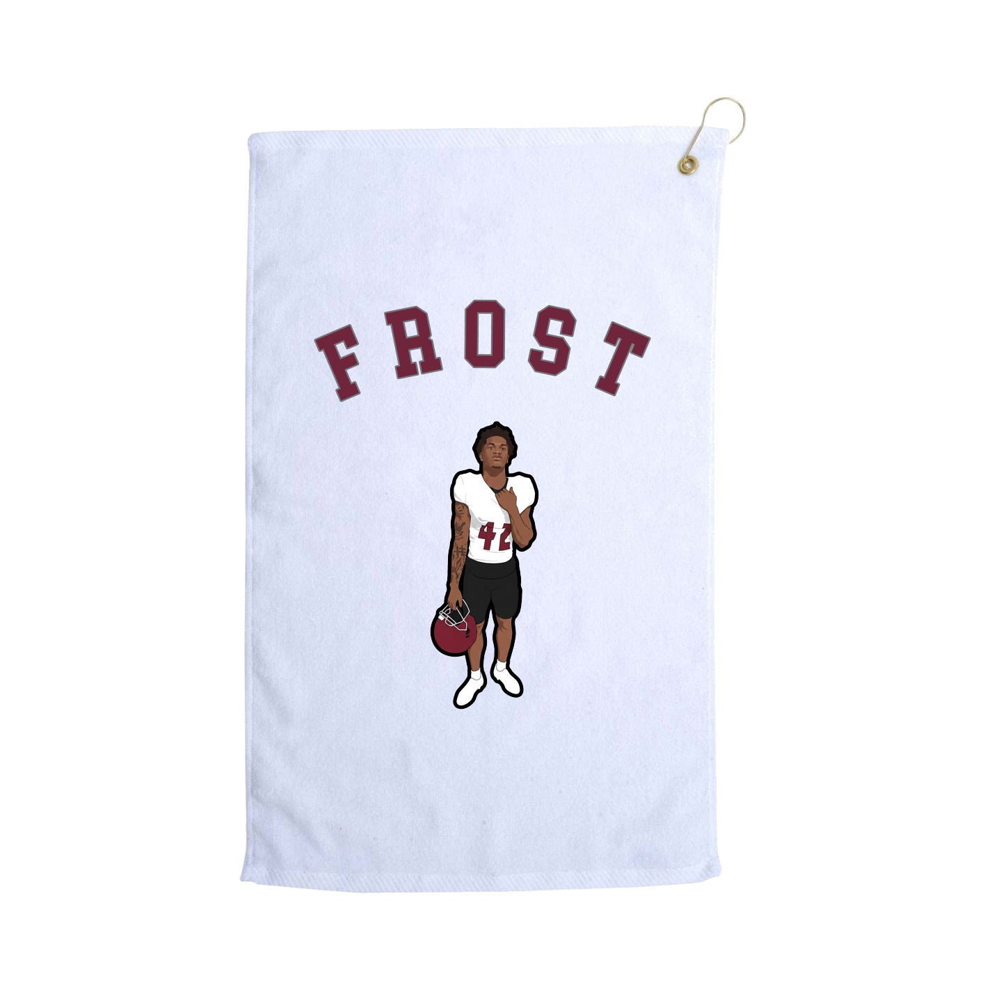 Golf Towel — Shirsey Arch in White