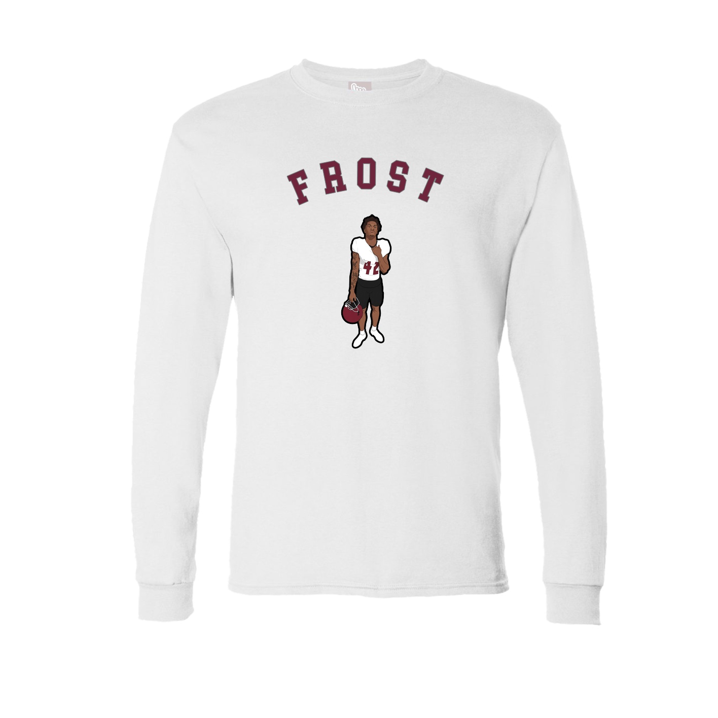 Long Sleeve Tee — Shirsey Arch in White