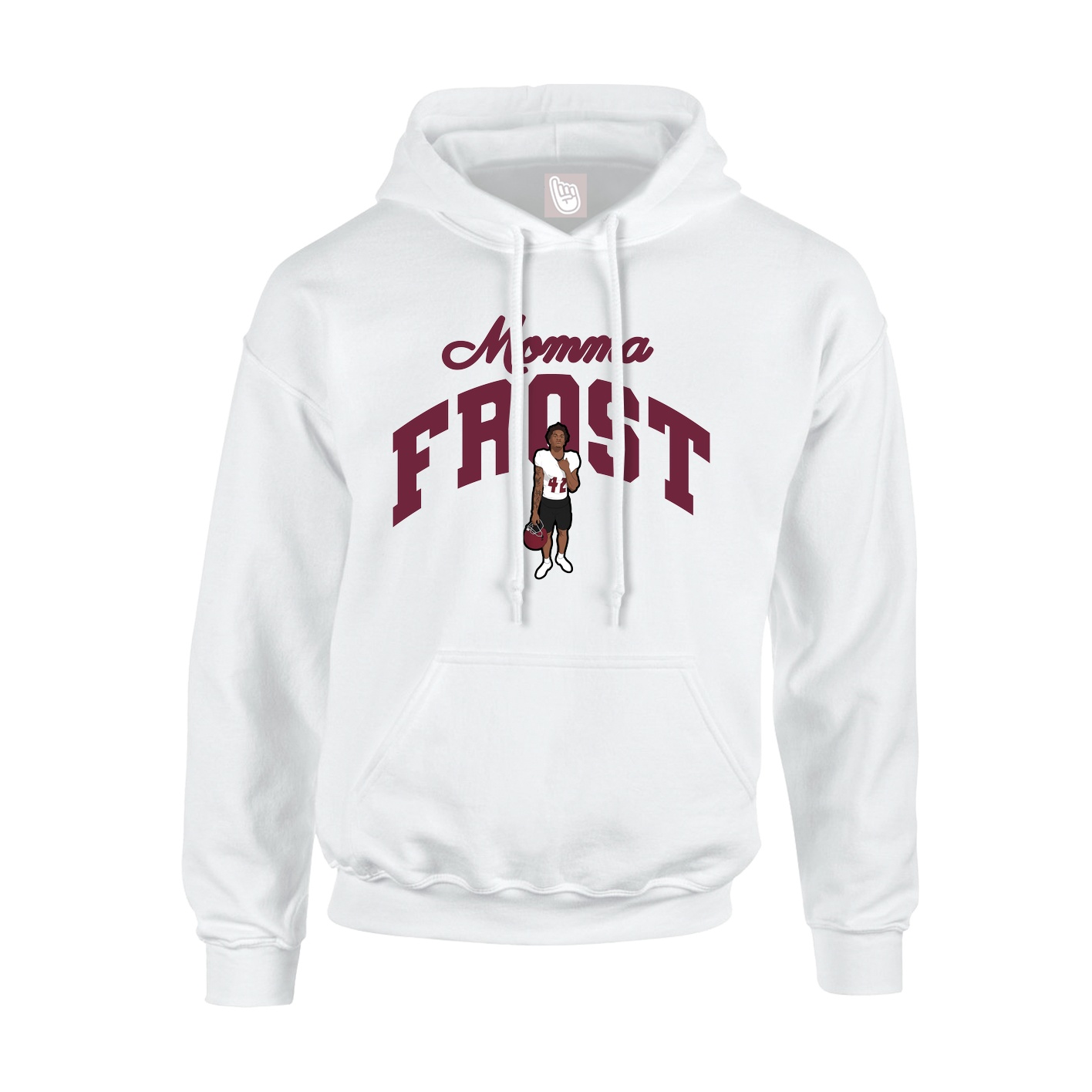 Youth Hoodie — Mothers Day Arch in White