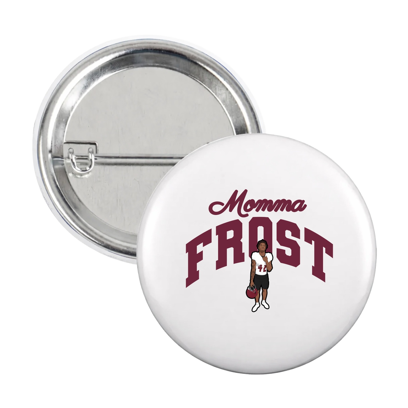 Game Day Button — Mothers Day Arch in White