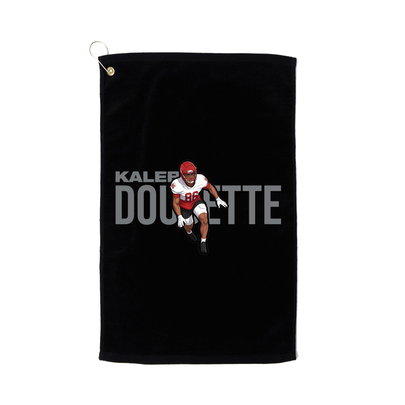 Golf Towel — Player Name in Black