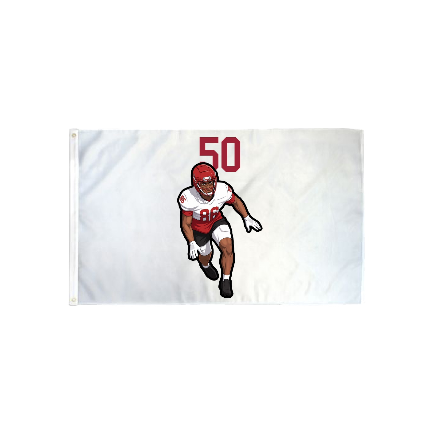 3x5 Flag — Number Top in Classic